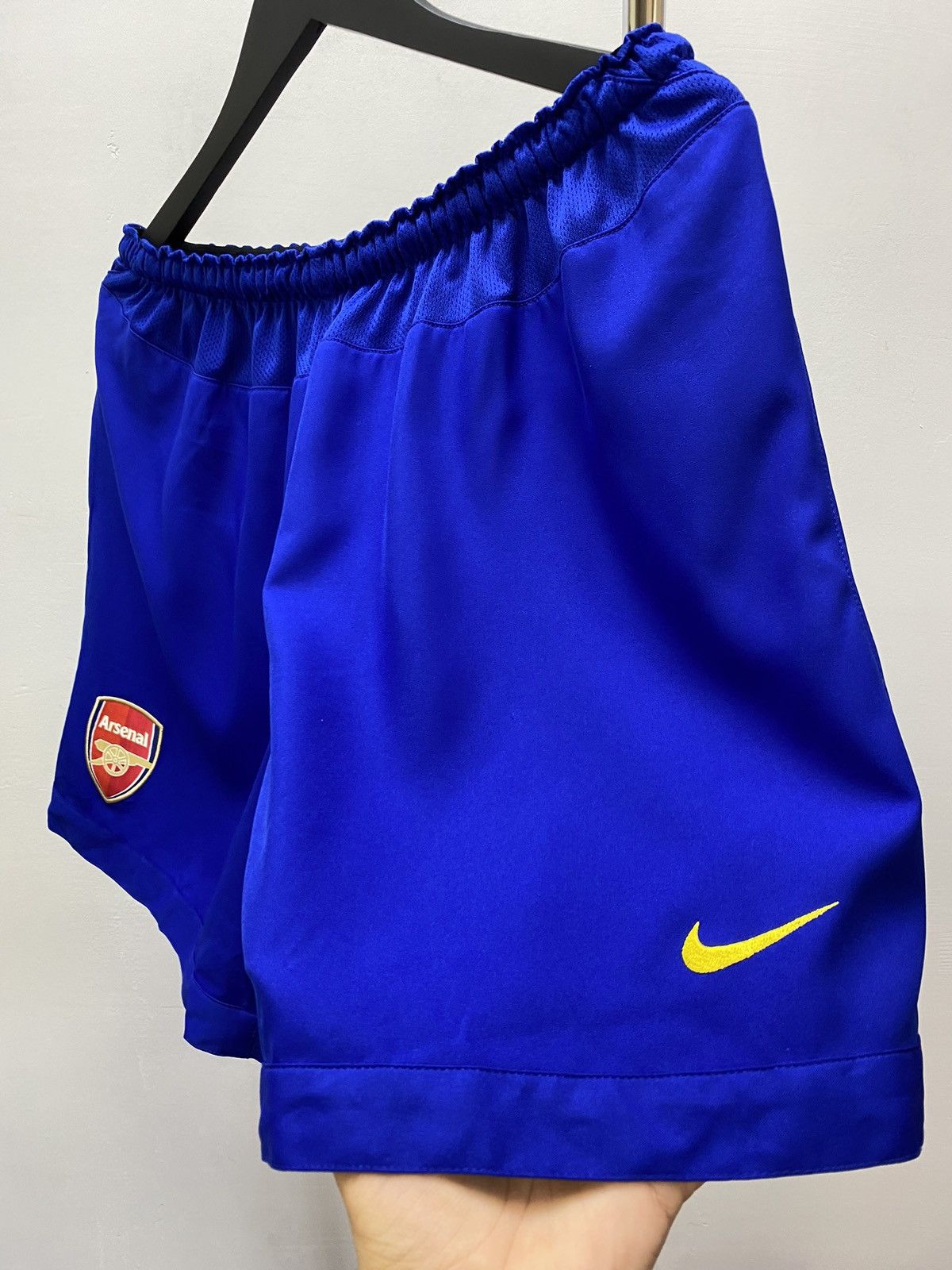 Nike × Vintage Nike Arsenal 2006 2008 Soccer Shorts Football Away Third Kit Size US 34 / EU 50 - 8 Thumbnail