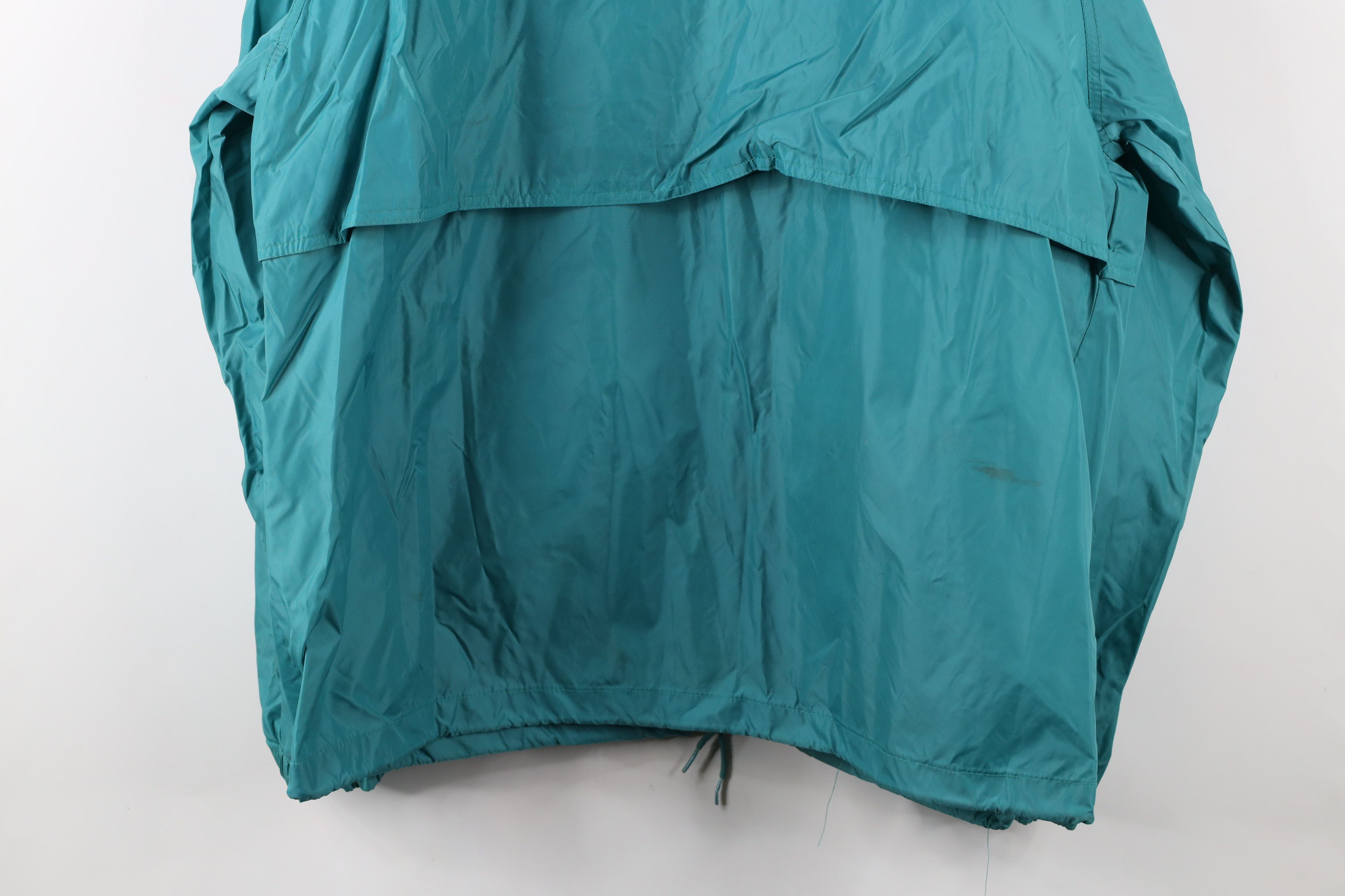 Vintage × Woolrich Woolen Mills Vintage 90s Woolrich Blank Hooded Windbreaker Jacket Green Size US L / EU 52-54 / 3 - 16 Thumbnail