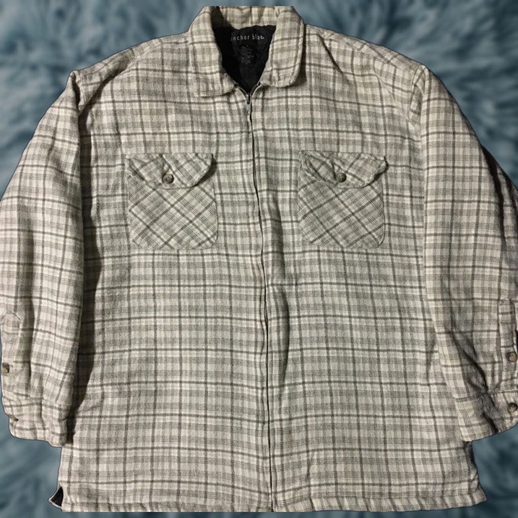 Quiksilver VINTAGE Quiksilver Jacket Adults XL Beige Striped Cotton Zip Lined Quilt 90s Surf Skate OP Ocean Pacific Dogtown Vaporwave Rusty View Size US XL / EU 56 / 4 - 1 Thumbnail