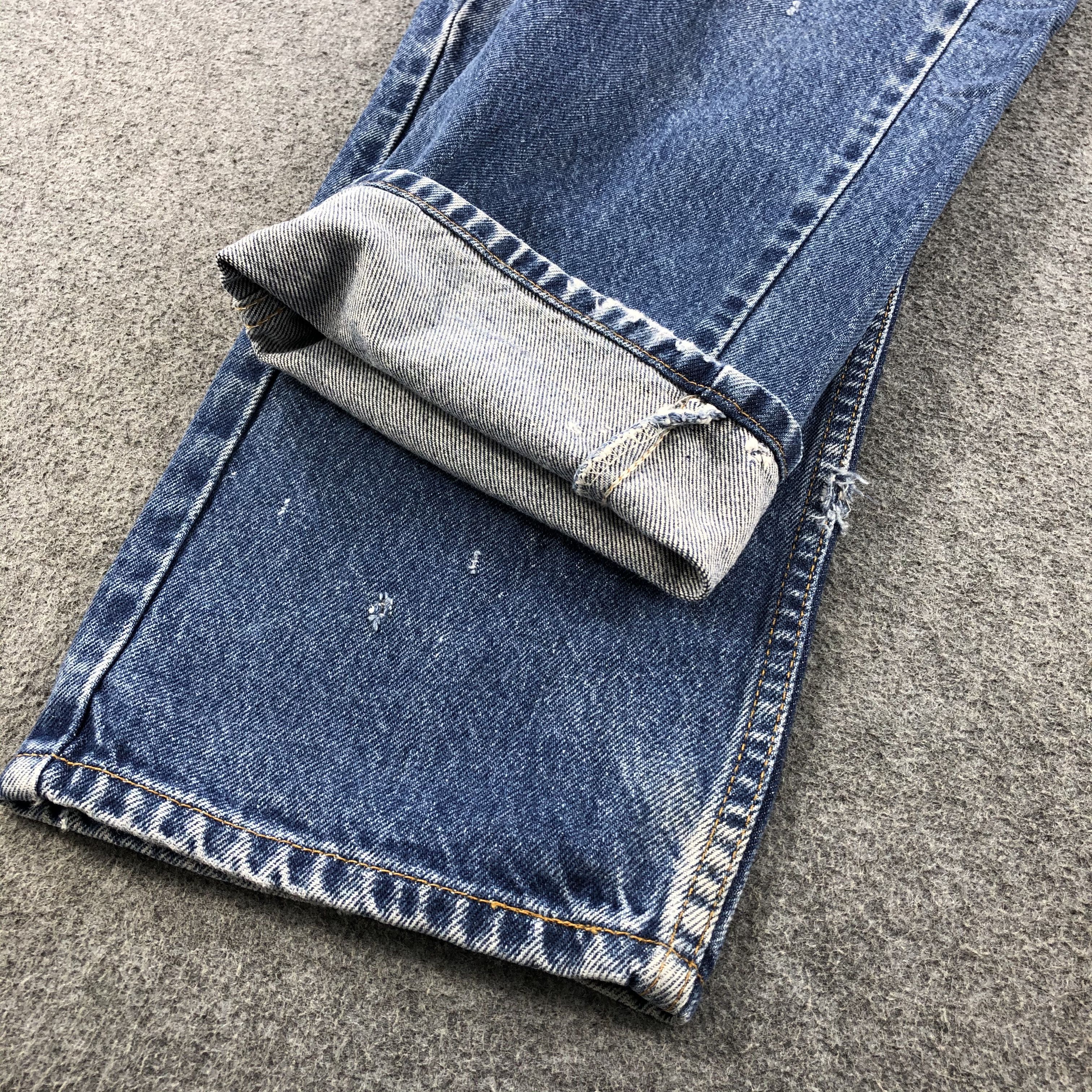 Levi's × Vintage 90s Vintage Levis 505 Orange Tab Jeans-JM1773 Size US 35 - 7 Thumbnail