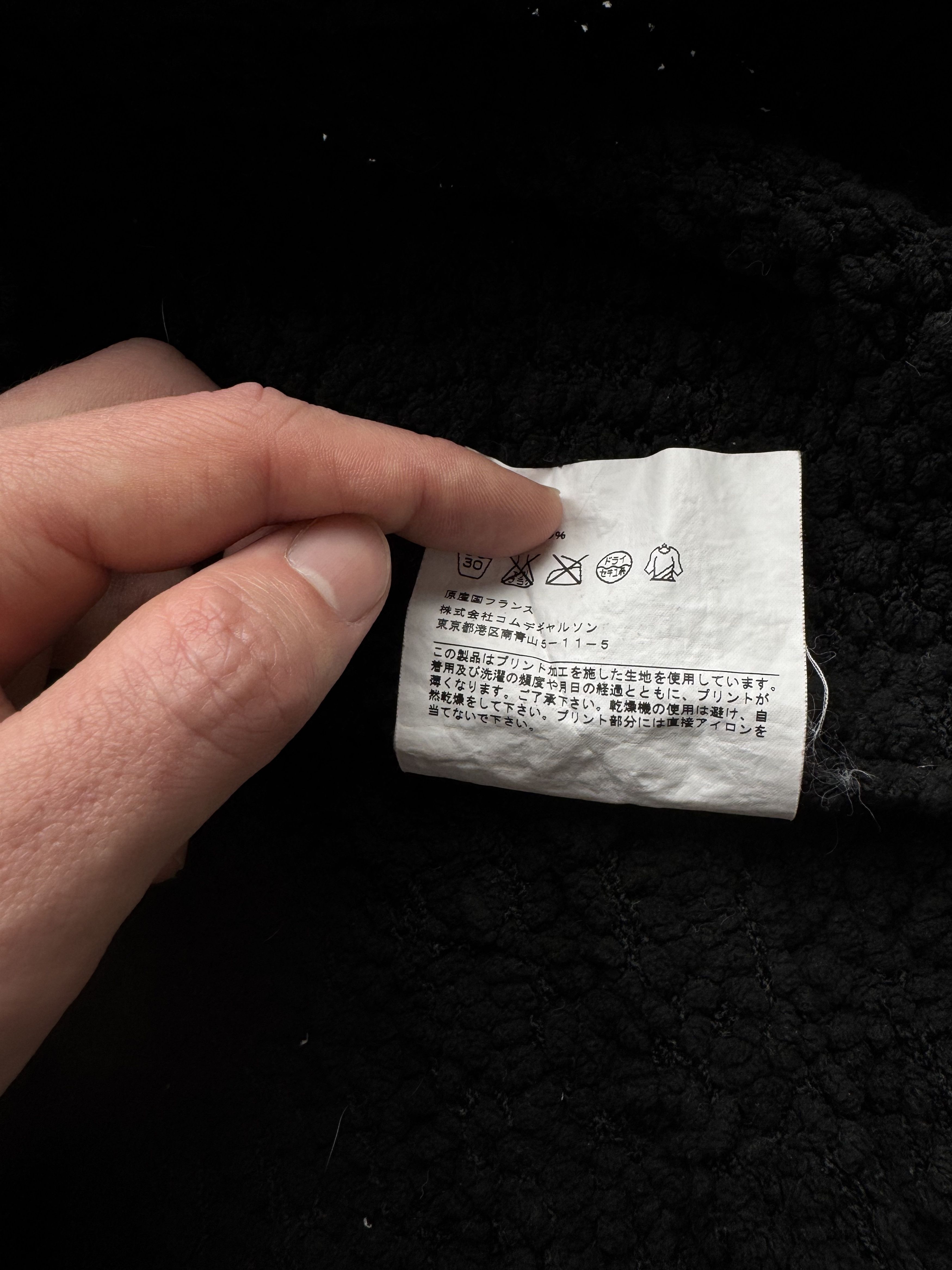 Comme des Garcons × Comme des Garcons SHIRT × Vintage Comme des Garcons Vintage Fuzzy Hight Neck Sweater Size L / US 10 / IT 46 - 8 Thumbnail