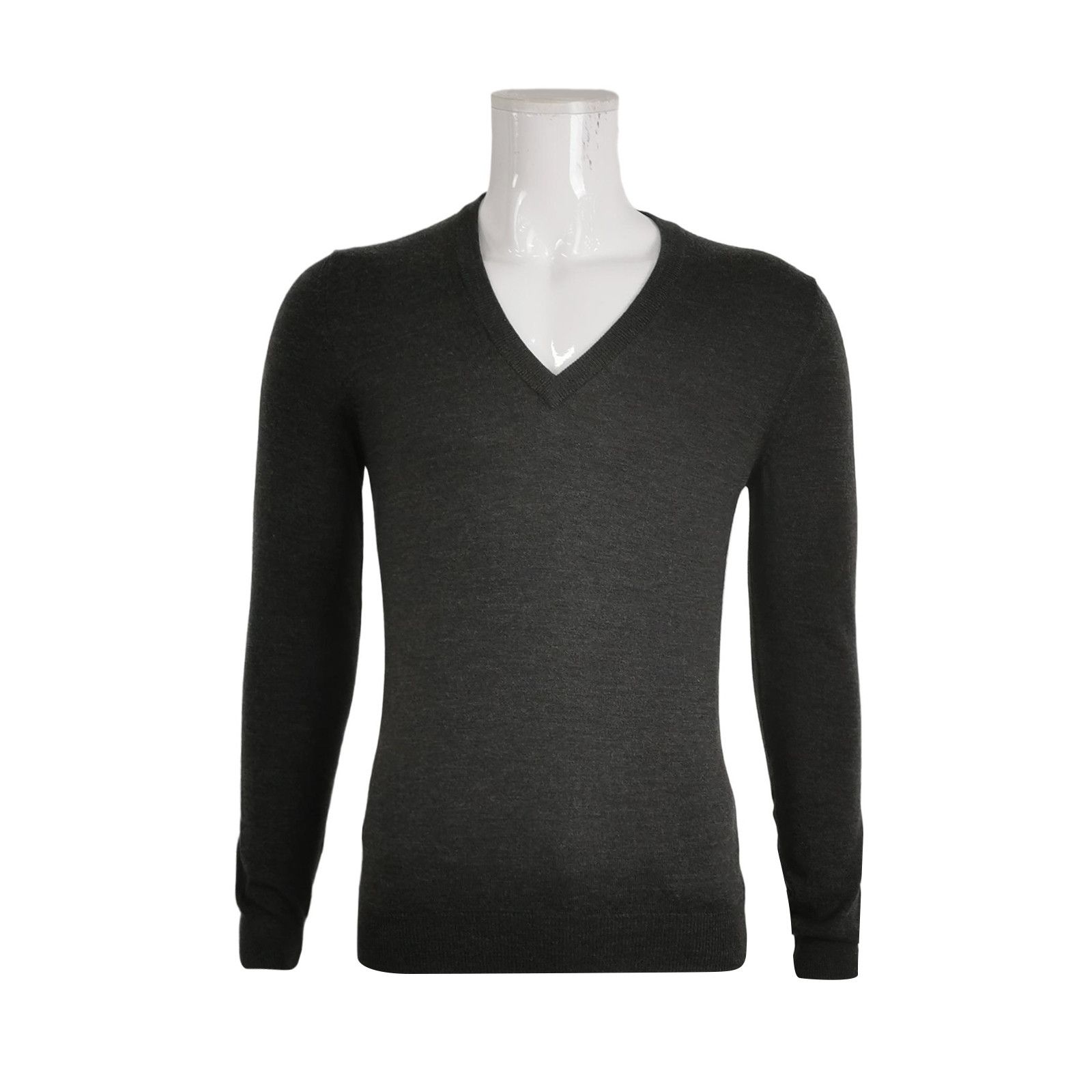 Gucci Gucci Contrast Stripe V-Neck Sweater US S Size US S / EU 44-46 / 1 - 1 Thumbnail