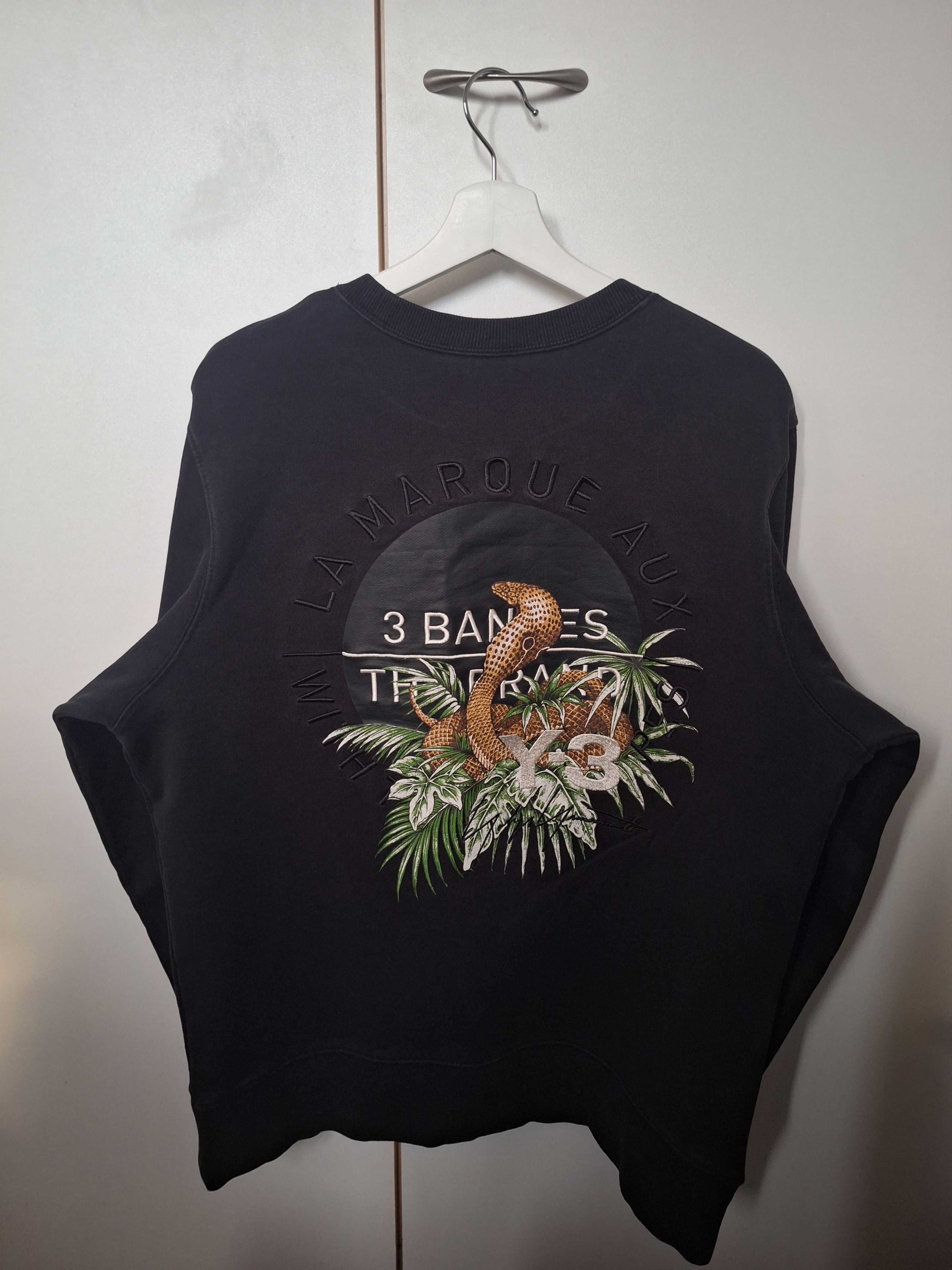 Adidas × Y-3 × Yohji Yamamoto Y-3 x Adidas Cobra Sweatshirt Size US L / EU 52-54 / 3 - 3 Thumbnail