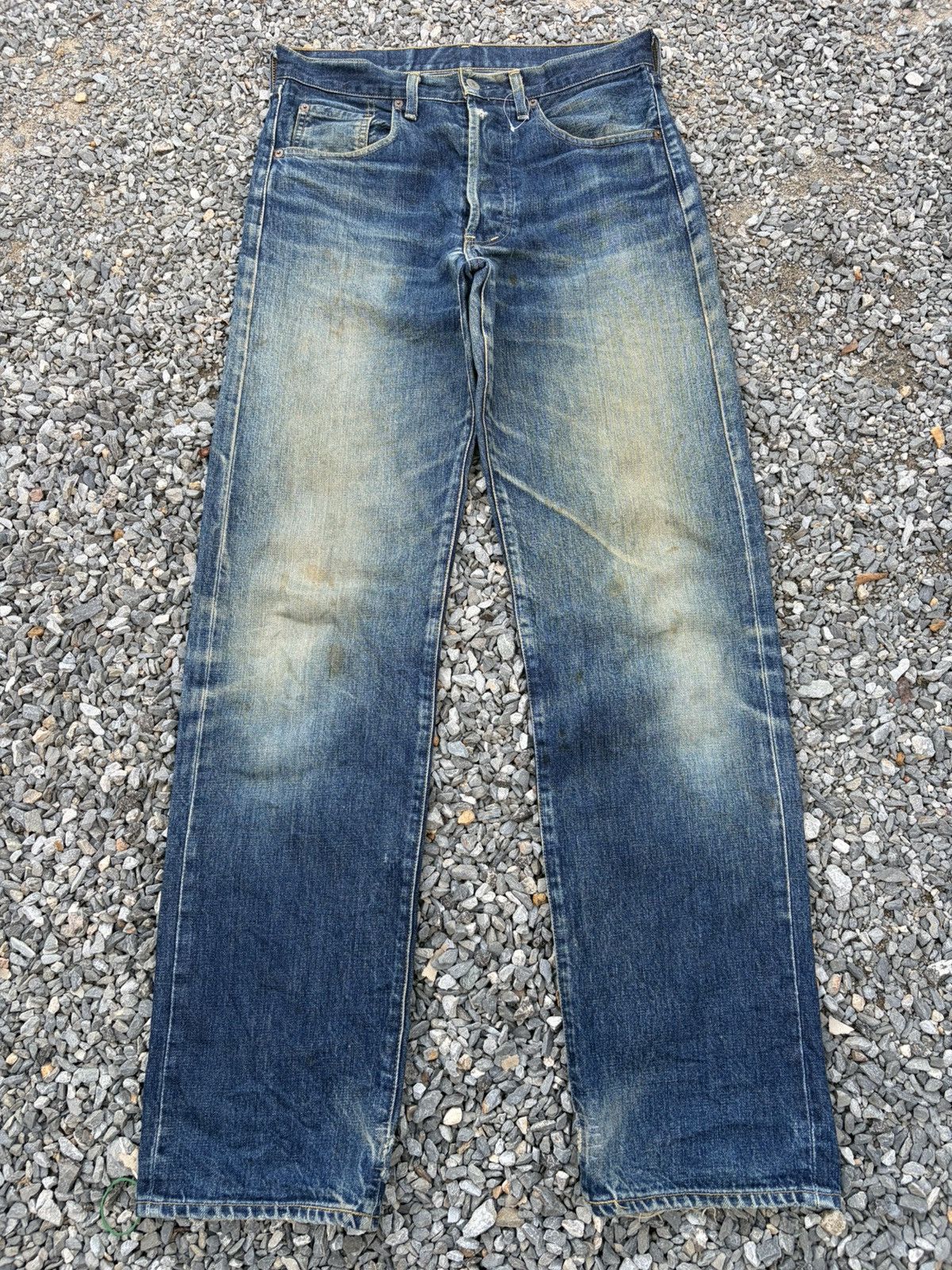 Kapital VINTAGE LEVIS 503B BIG E SELVEDGE RUSTY DISTRESSED DENIM Size US 32 / EU 48 - 1 Thumbnail
