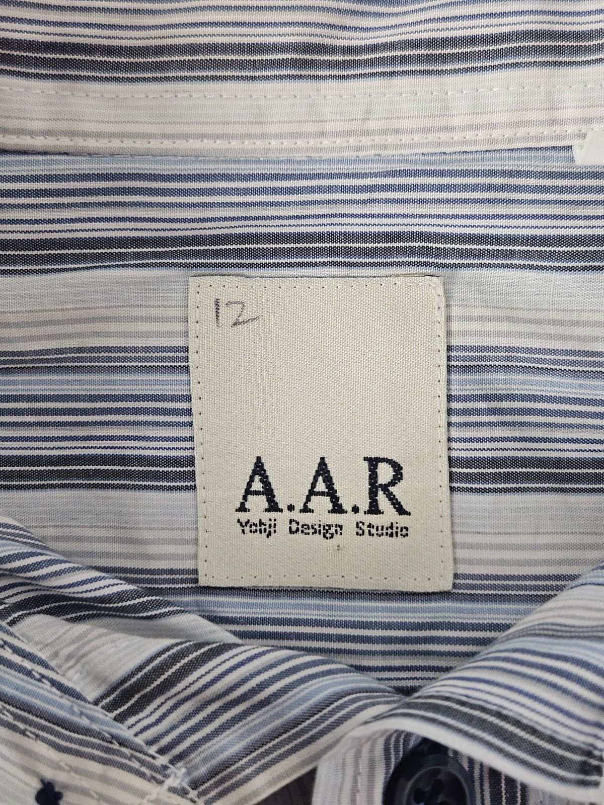 Yohji Yamamoto AAR by Yohji Yamamoto stripe Casual shirt Size US L / EU 52-54 / 3 - 4 Thumbnail