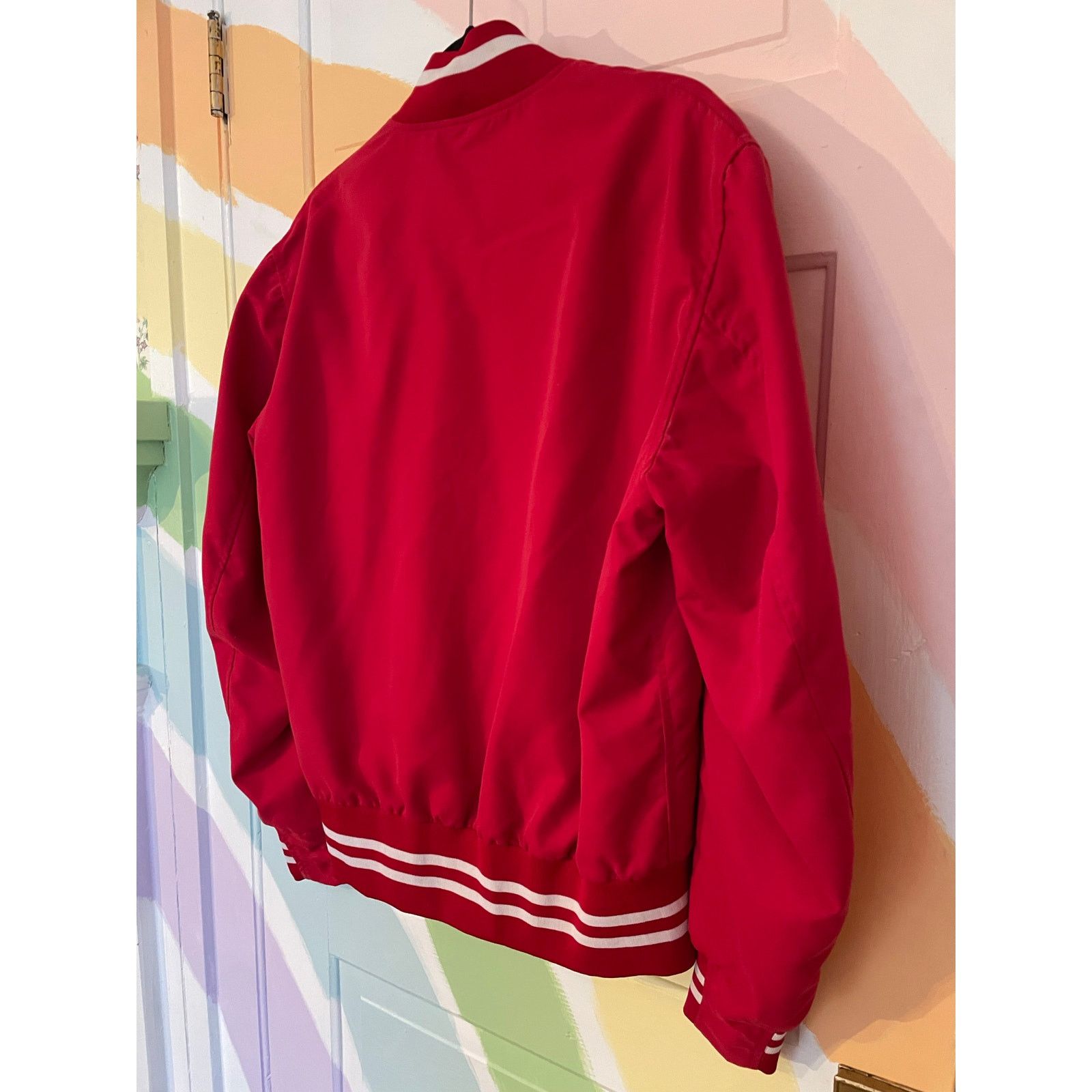 Maus & Hoffman Maus & Hoffman Red Varsity Jacket Men M Made in USA Classic Size US M / EU 48-50 / 2 - 5 Thumbnail