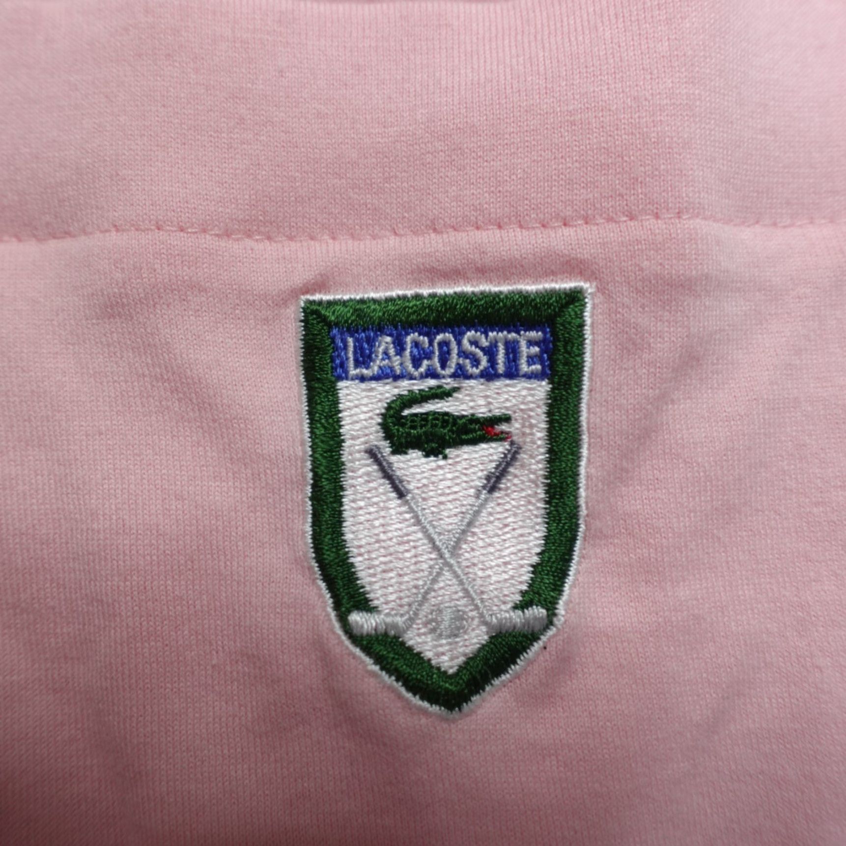 Izod VINTAGE Izod Lacoste Polo Shirt Small Pink Cotton Embroidered Men Golf Short Sleeve Collared Button Knit Size US S / EU 44-46 / 1 - 3 Thumbnail
