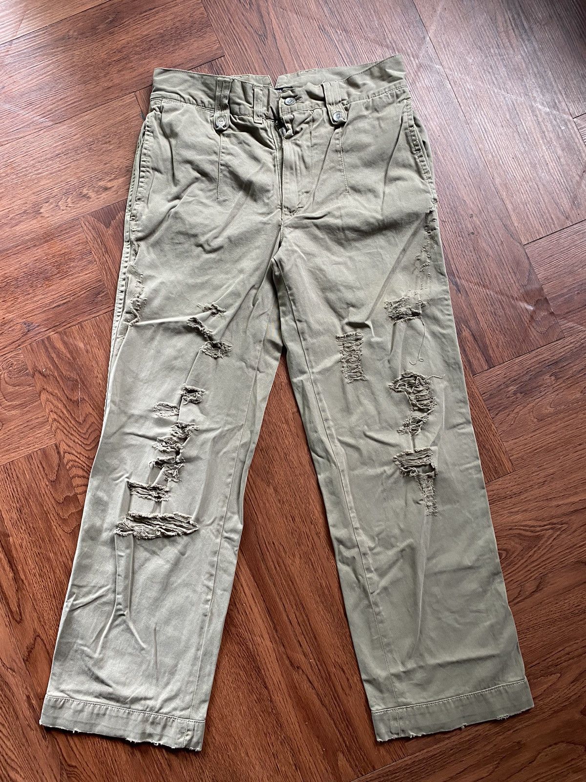 Dolce & Gabbana Dolce and Gabbana Ripped Pants Size US 32 / EU 48 - 1 Thumbnail