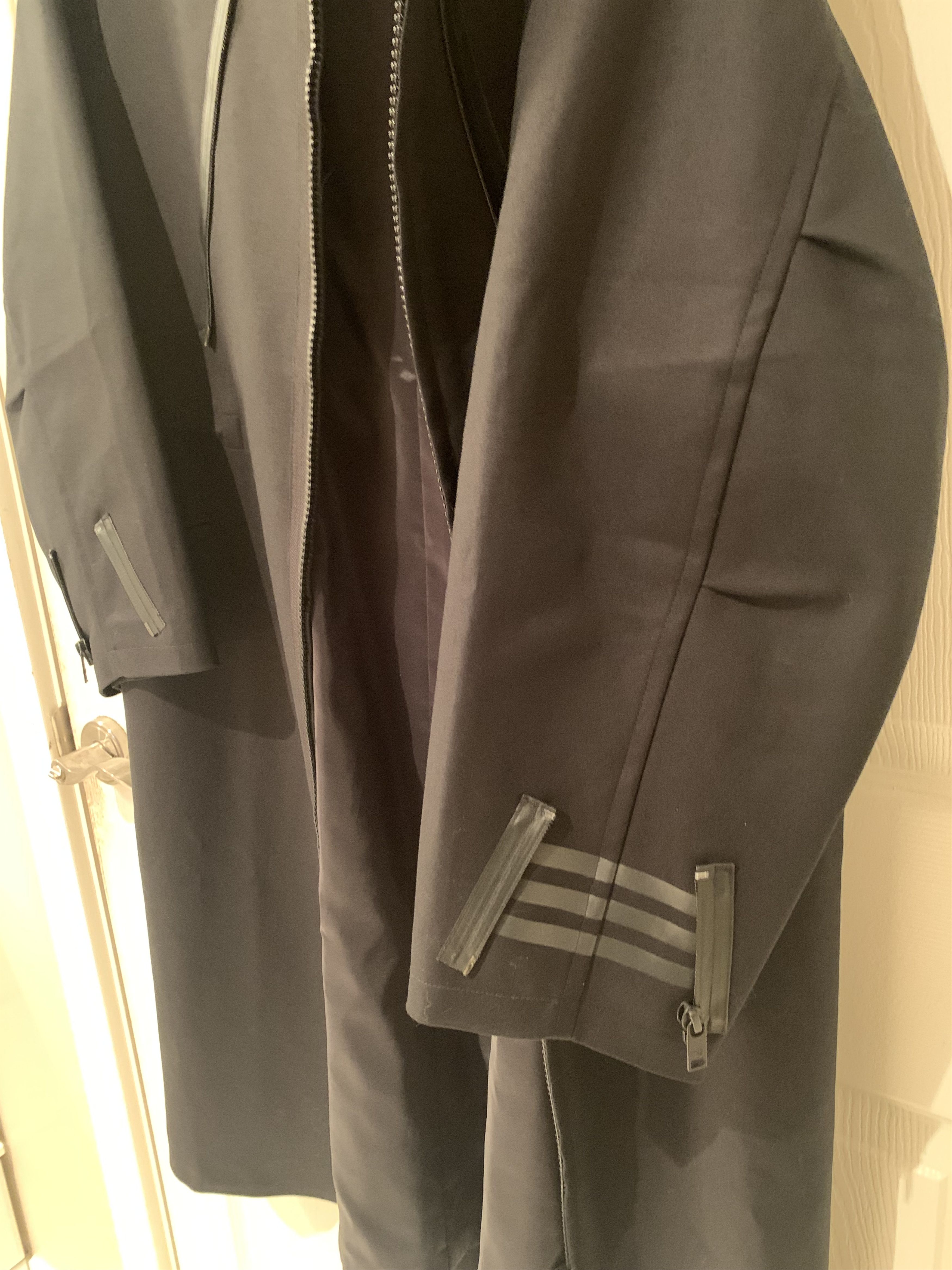Y-3 Y-3 3-Stripe Oversized Space Long Coat Tunic Size US S / EU 44-46 / 1 - 4 Thumbnail