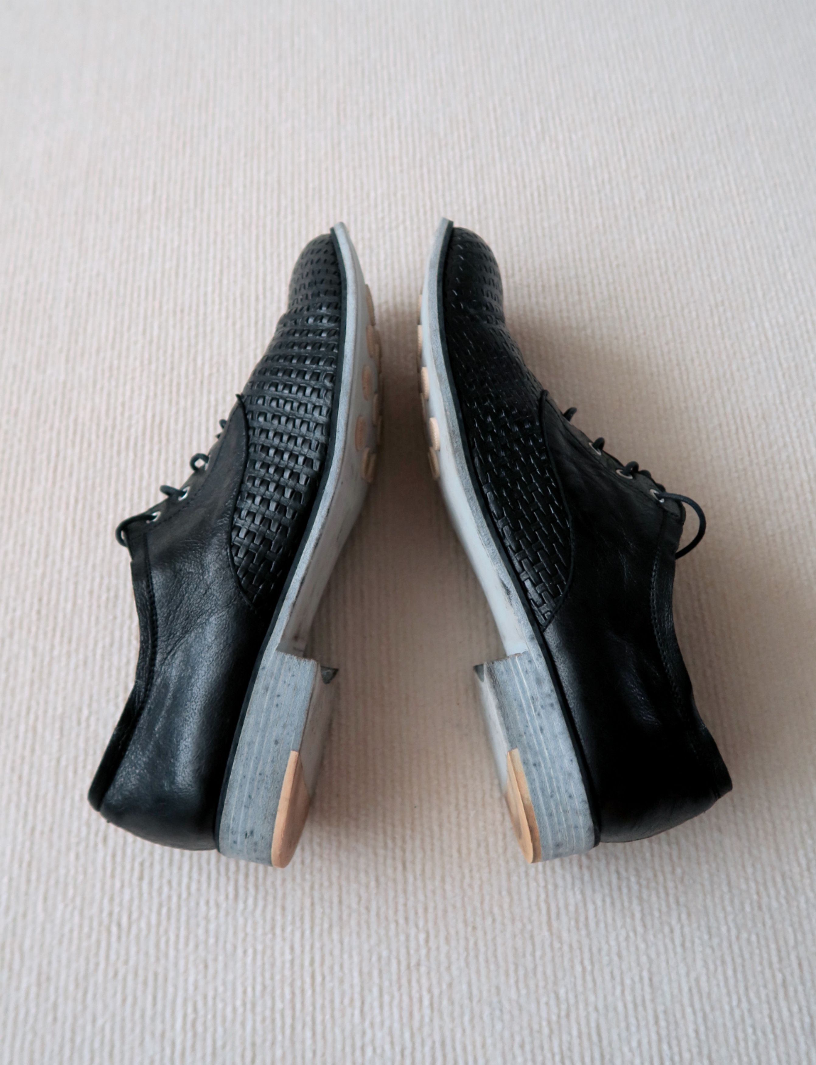 Other Collection Privee Italy Cross-Stitch Distressed Shoes Size US 11 / EU 44 - 11 Thumbnail