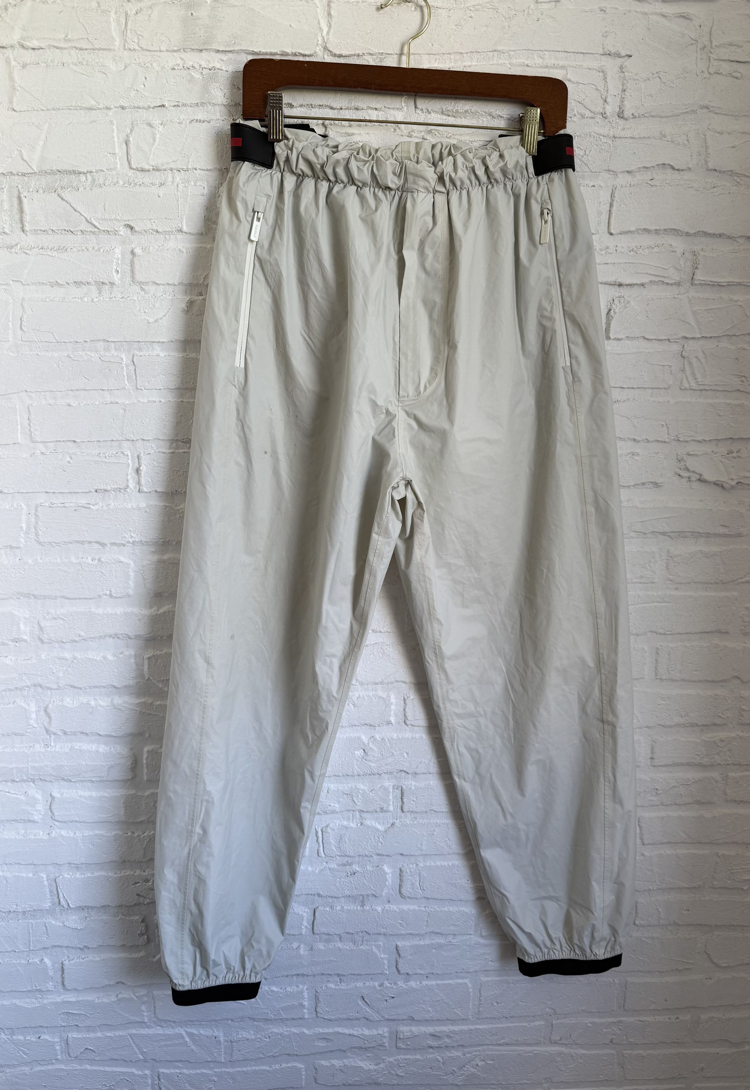 Prada Prada Linea Rossa Technical Nylon Track Pants Size US 34 / EU 50 - 2 Thumbnail