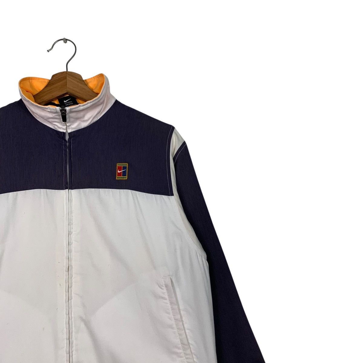 Nike 90’s NIKE Court Logo Turtleneck Sweater Jacket #2293-C102 Size M / US 6-8 / IT 42-44 - 5 Thumbnail