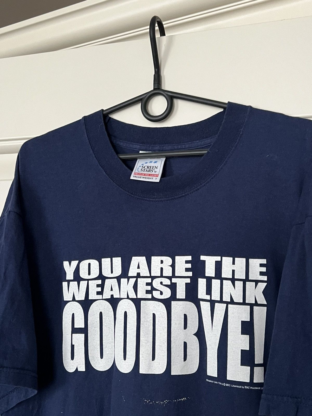 Vintage Vintage 90s The Weakest Link T-Shirt Tee BBC Show Funny Meme Size US XL / EU 56 / 4 - 3 Thumbnail
