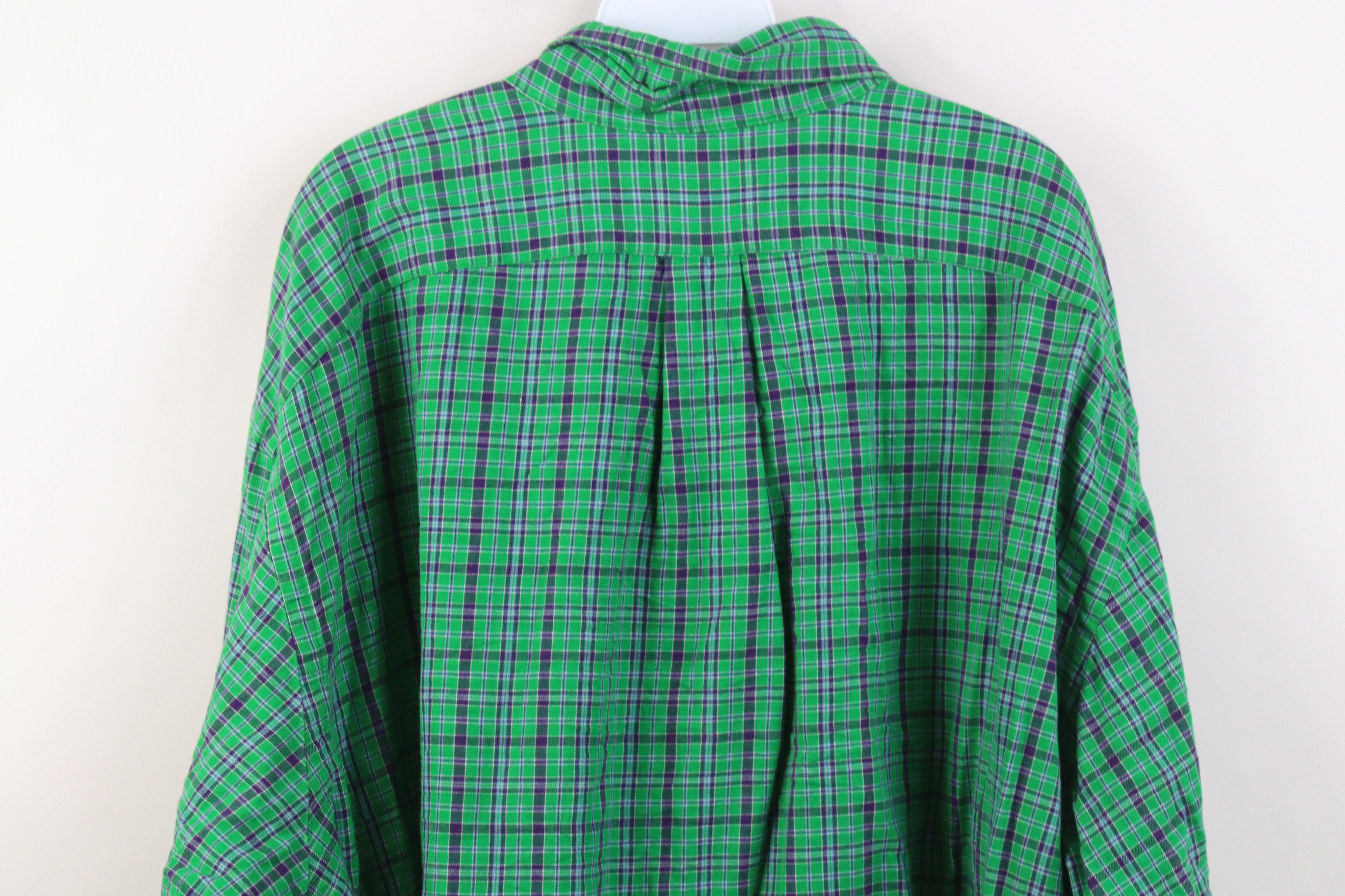 Polo Ralph Lauren Vintage 90s Ralph Lauren Collared Button Down Shirt Plaid Size US XXL / EU 58 / 5 - 9 Thumbnail
