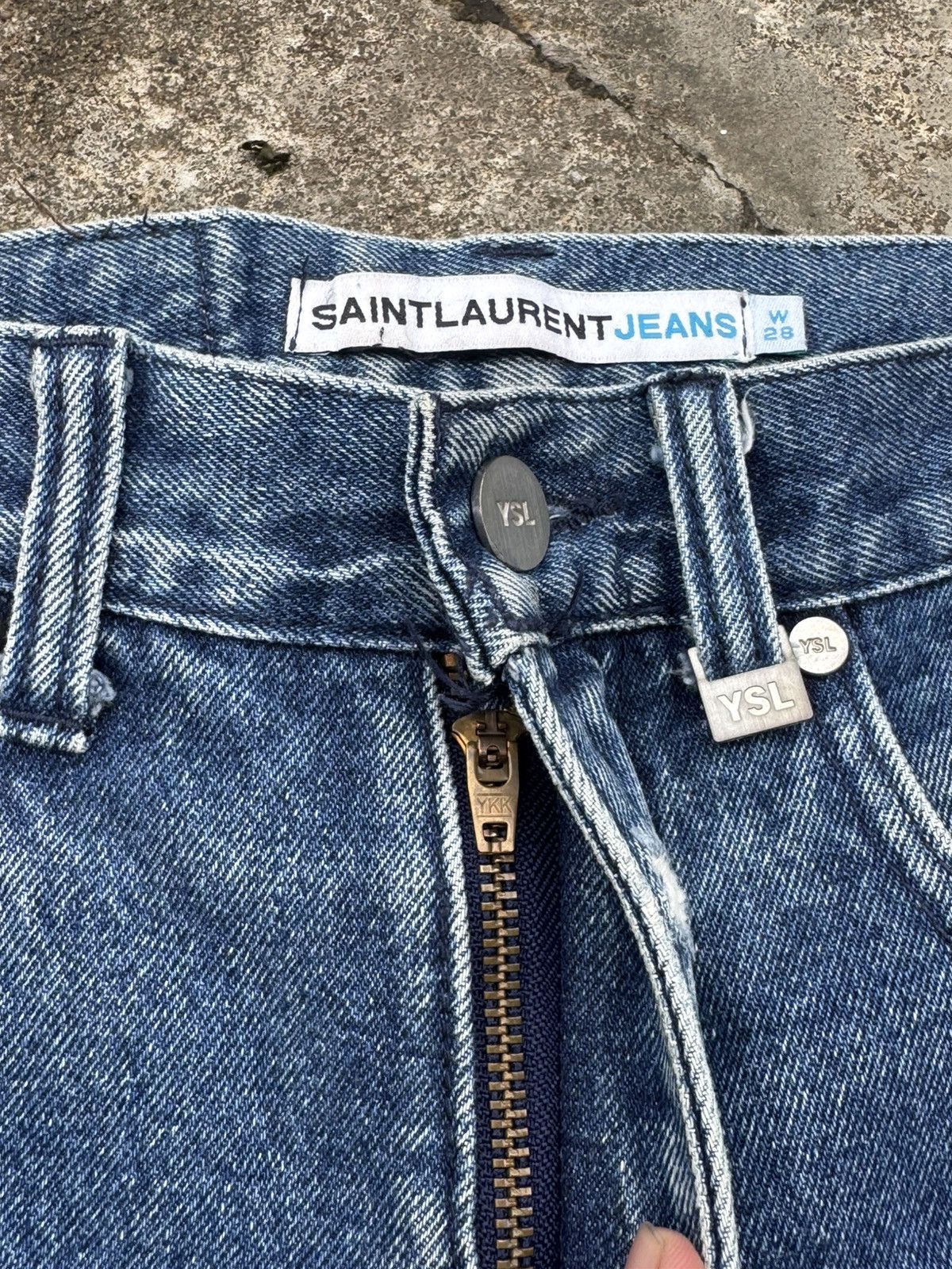 Saint Laurent Paris SAINT LAURENT JEANS HIGH WAISTED HEDI SLIMANE Size US 28 / EU 44 - 12 Thumbnail