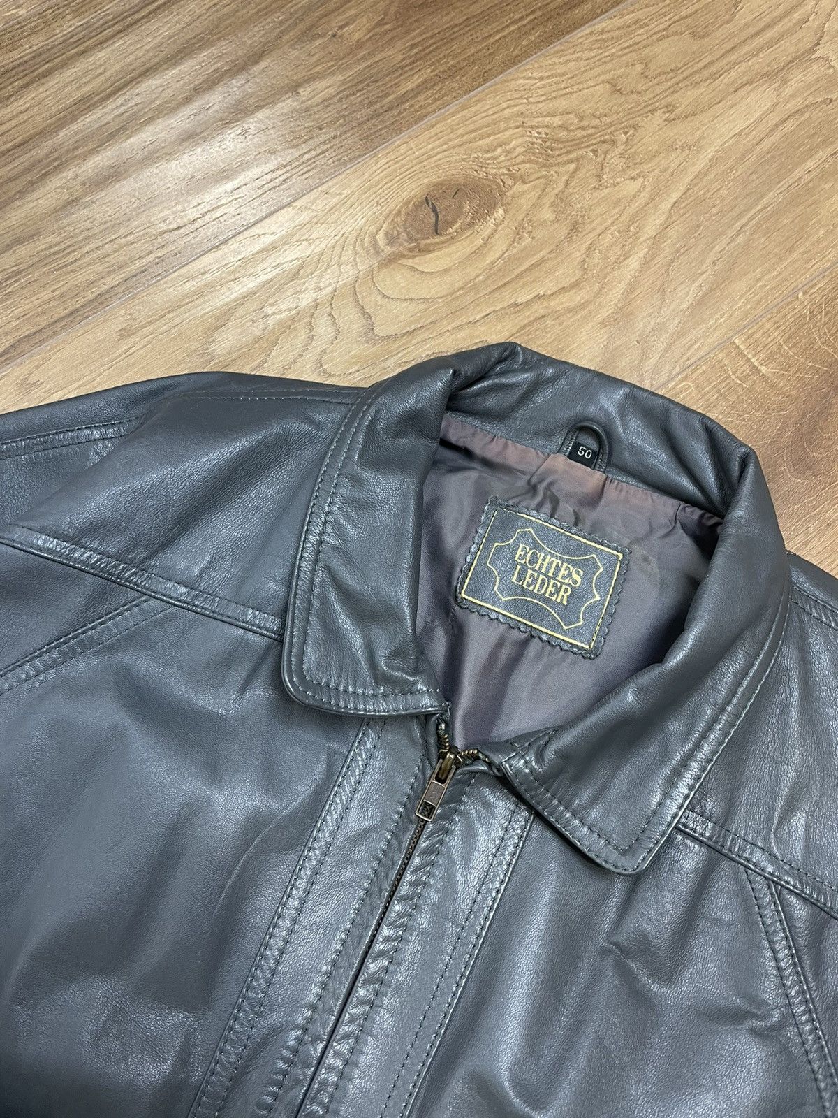 Genuine Leather × Vintage Vintage Y2K Aviator Top Gun Genuine Leather Jacket Bomber Size US M / EU 48-50 / 2 - 6 Thumbnail