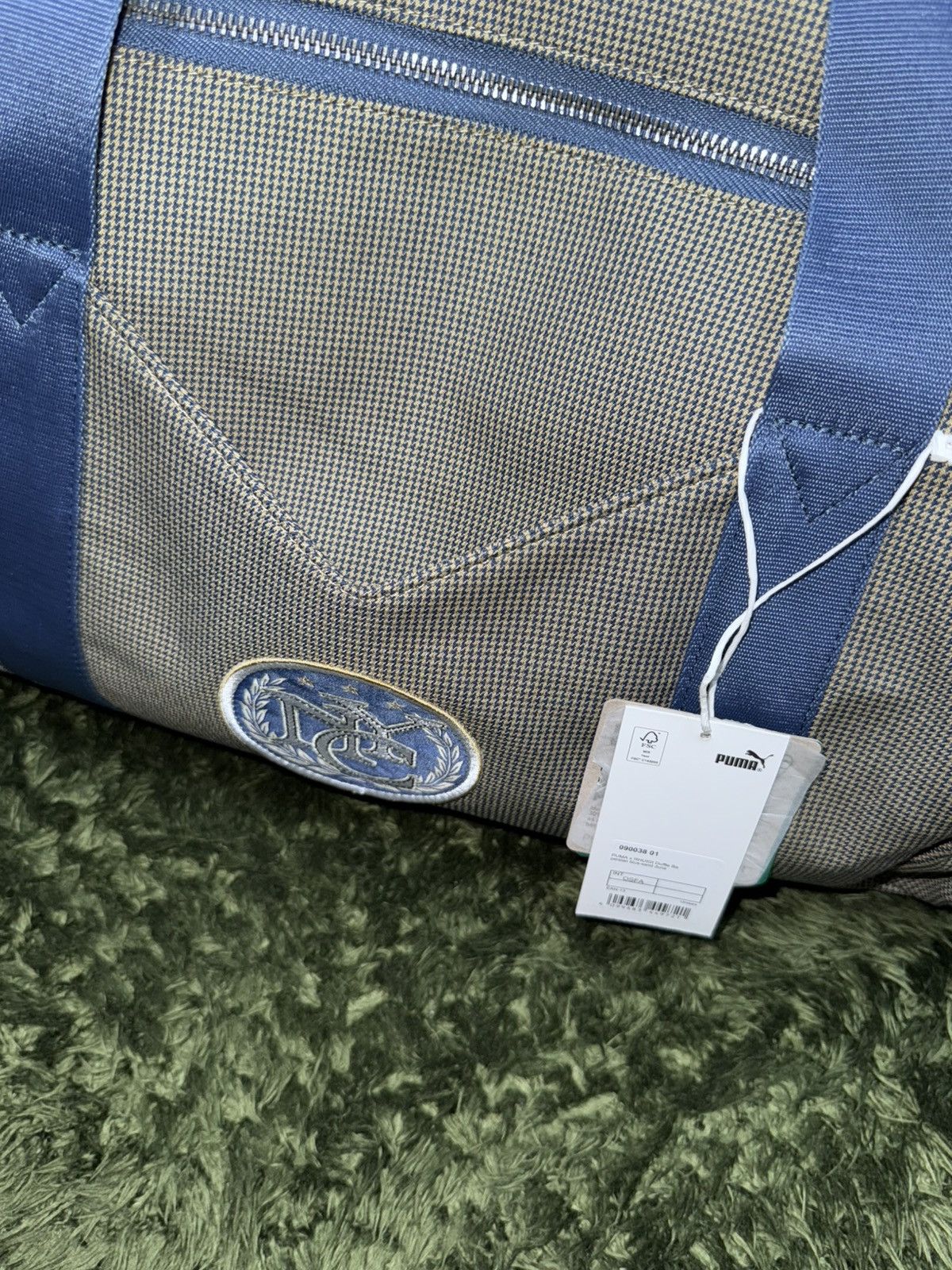 Puma × Rhude [OS] PUMA X RHUDE RHUIGI collaboration duffle bag blue sand Size ONE SIZE - 2 Thumbnail