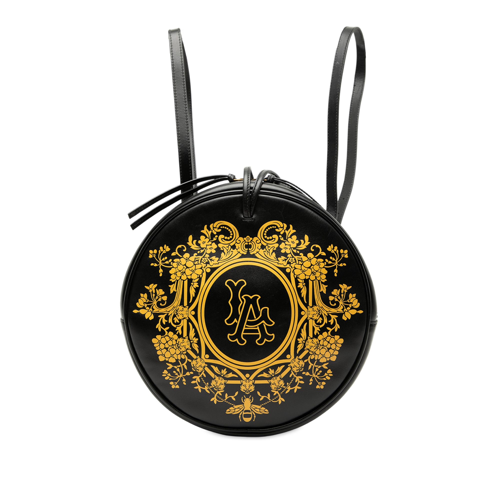 Gucci Gucci MLB Leather LA Angels Round Backpack Size ONE SIZE - 1 Thumbnail