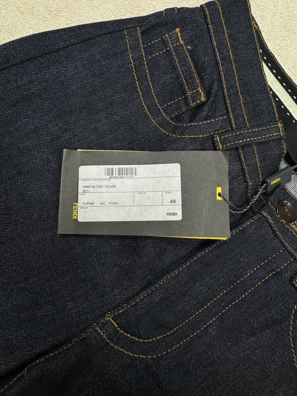 Fendi Fendi Fur Jeans Fall RTW 2015 $3750 MSRP Size 27" / US 4 / IT 40 - 7 Thumbnail