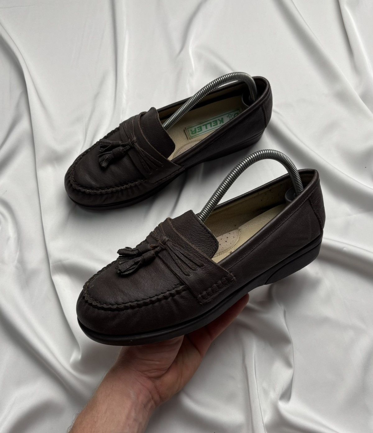Vintage Dr Keller vintage tassel loafers Size US 7 / EU 40 - 1 Thumbnail