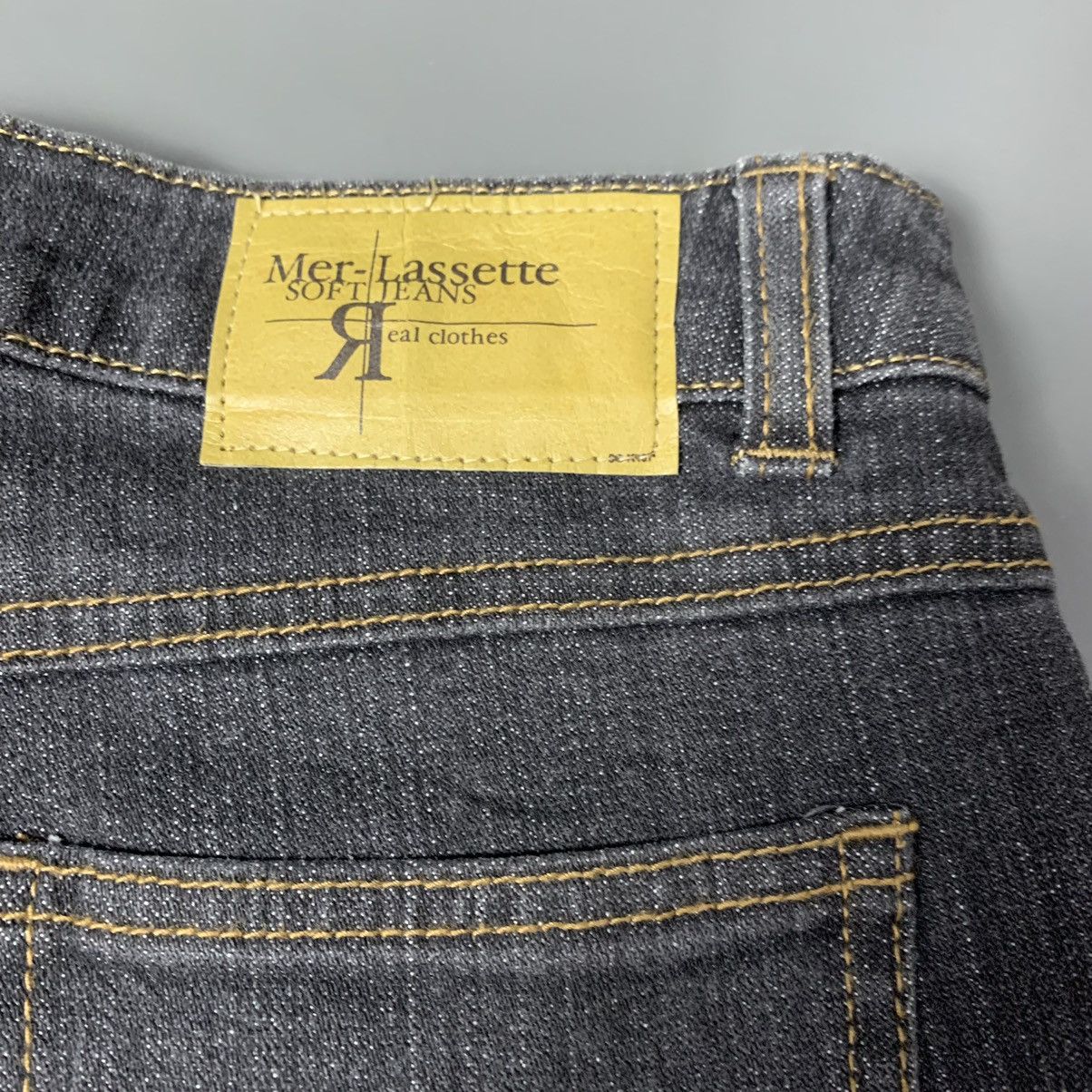 Hysteric Glamour Vtg 90s Japanese Mer-Lassette Denim Flare Punk Boot Cut Pant Size US 29 - 8 Thumbnail
