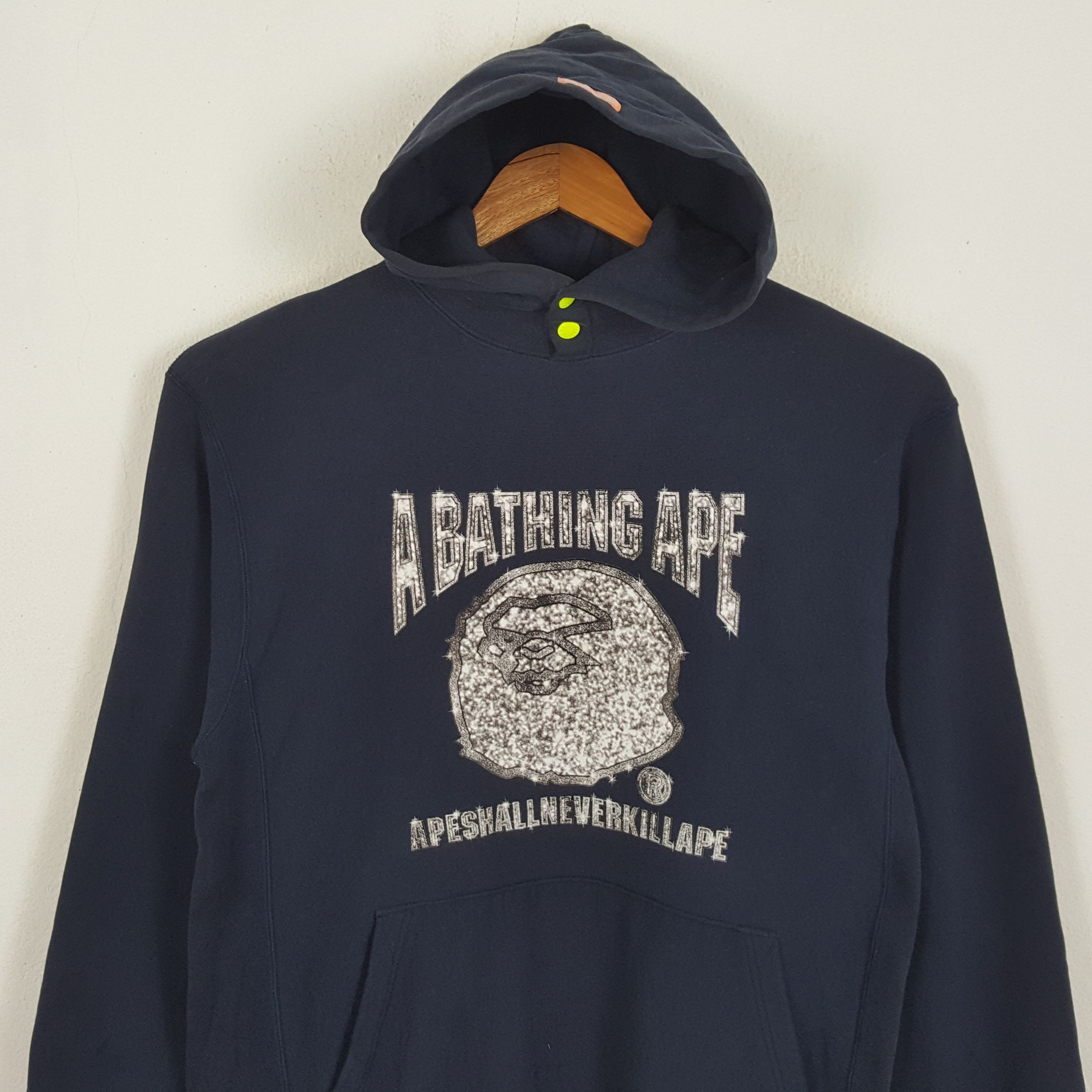 Bape × Vintage Vintage BAPE by A Bathing Ape Japanese Fashion Brand Hoodies Size US L / EU 52-54 / 3 - 2 Thumbnail
