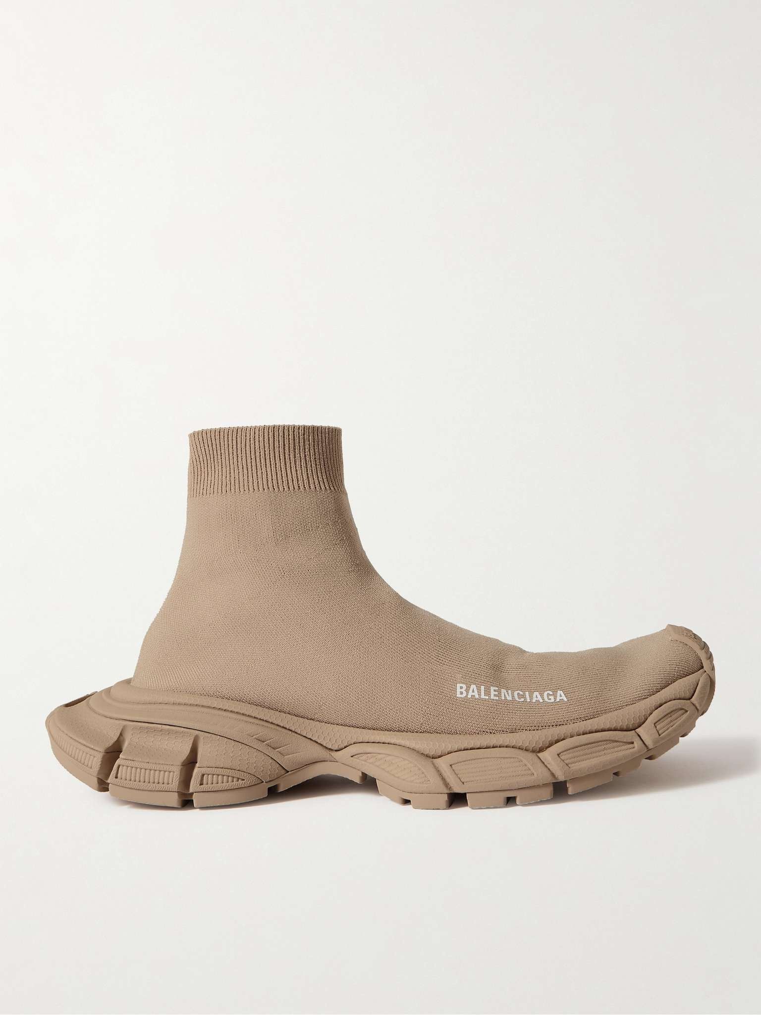 Balenciaga LIMITED TIME OFFER 3XL Sock Logo-Print Stretch-Knit Slip-On Sneakers Size US 10 / EU 43 - 1 Thumbnail