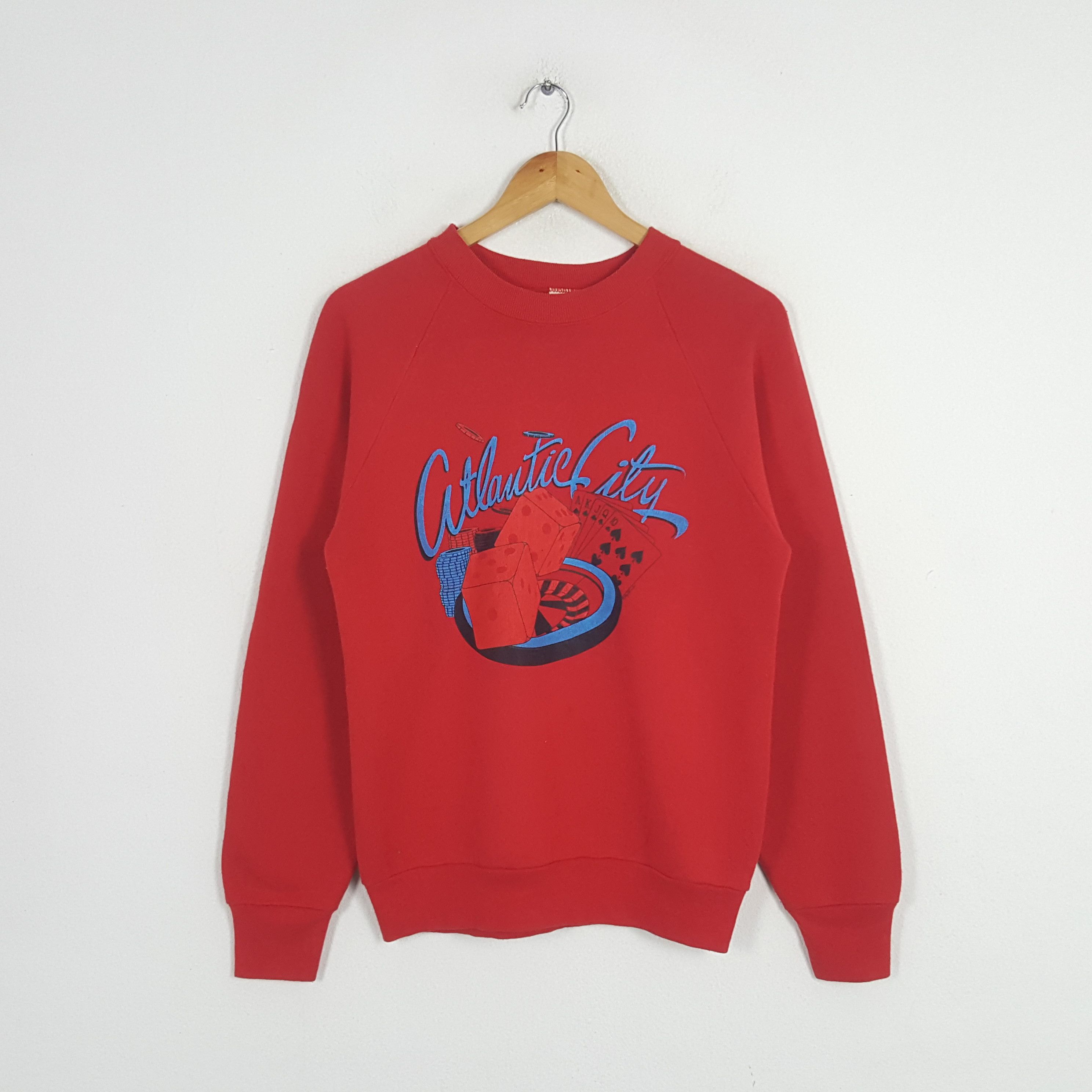 Vintage Vintage Atlantic City American State Promo Sweatshirt Size US S / EU 44-46 / 1 - 1 Thumbnail