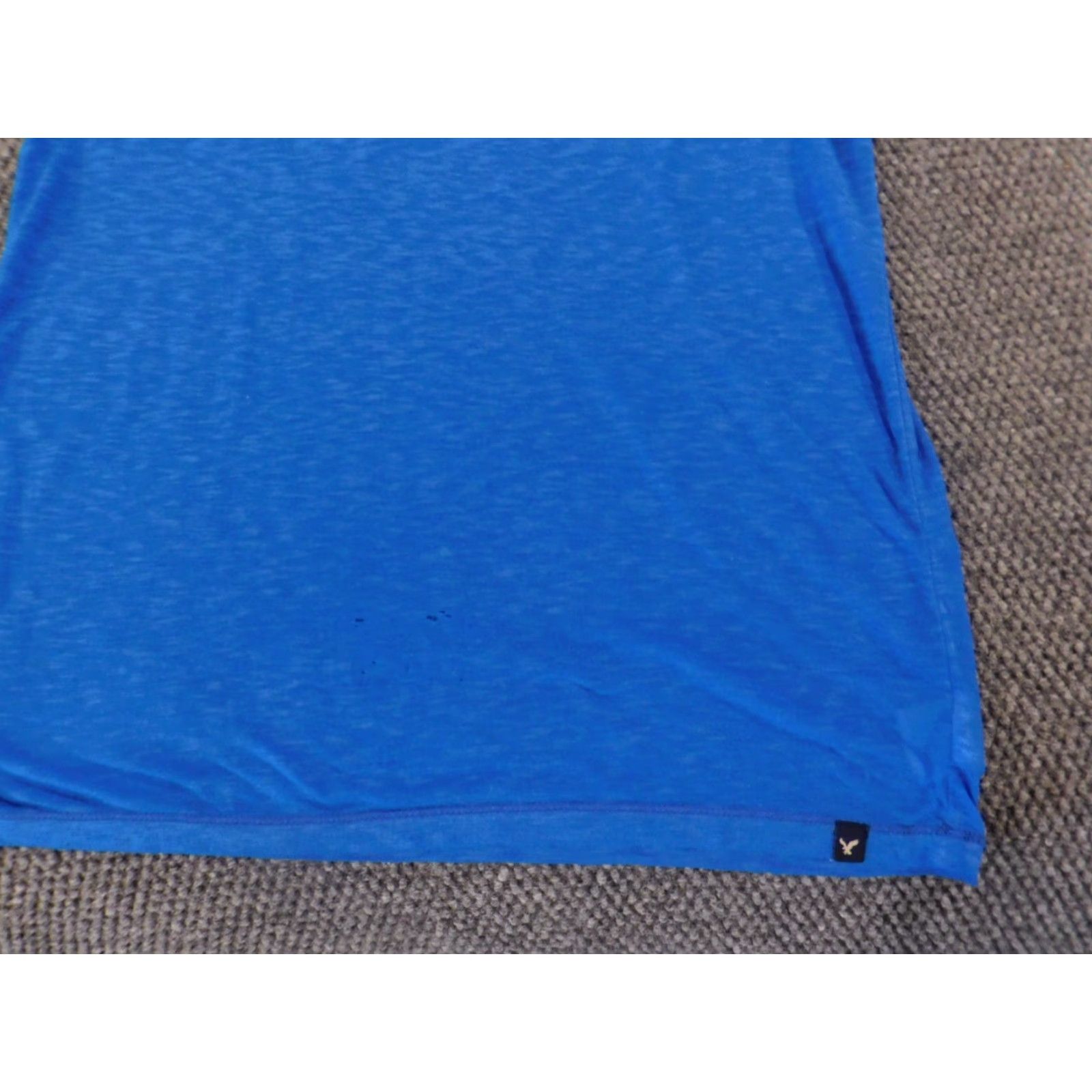 American Eagle Outfitters American Eagle Outfitters Shirt Women Small Blue Pullover Raglan Sleeve Stretch Knit Collared Long Sleeve Solid Casual Modern Regular Bagged? Size S / US 4 / IT 40 - 2 Thumbnail