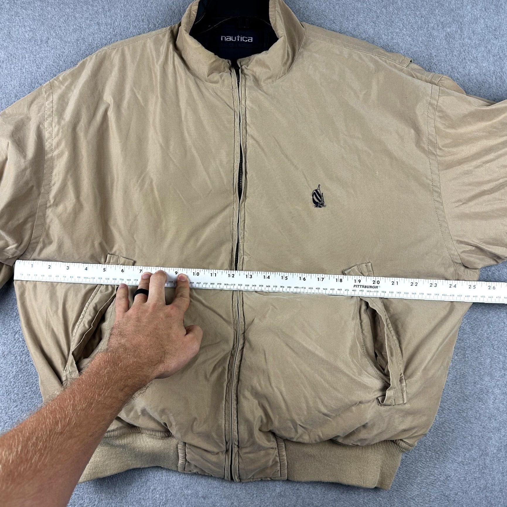 Nautica VINTAGE Nautica Jacket Mens M Khaki Reversible Bomber Blackwatch Plaid 90s Size US M / EU 48-50 / 2 - 4 Thumbnail
