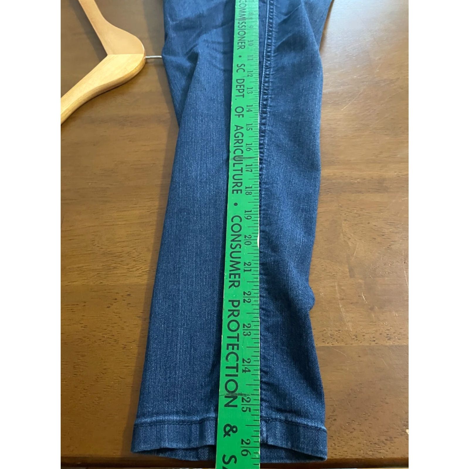 Vintage DEMOCRACY AB-Technology Jeans Size 8 Skinny Women Blue Denim Cotton Blend 5-Pocket Slimming Stretch Inseam 28 in Heart? (Note: remove question) Size 30" / US 8 / IT 44 - 5 Thumbnail