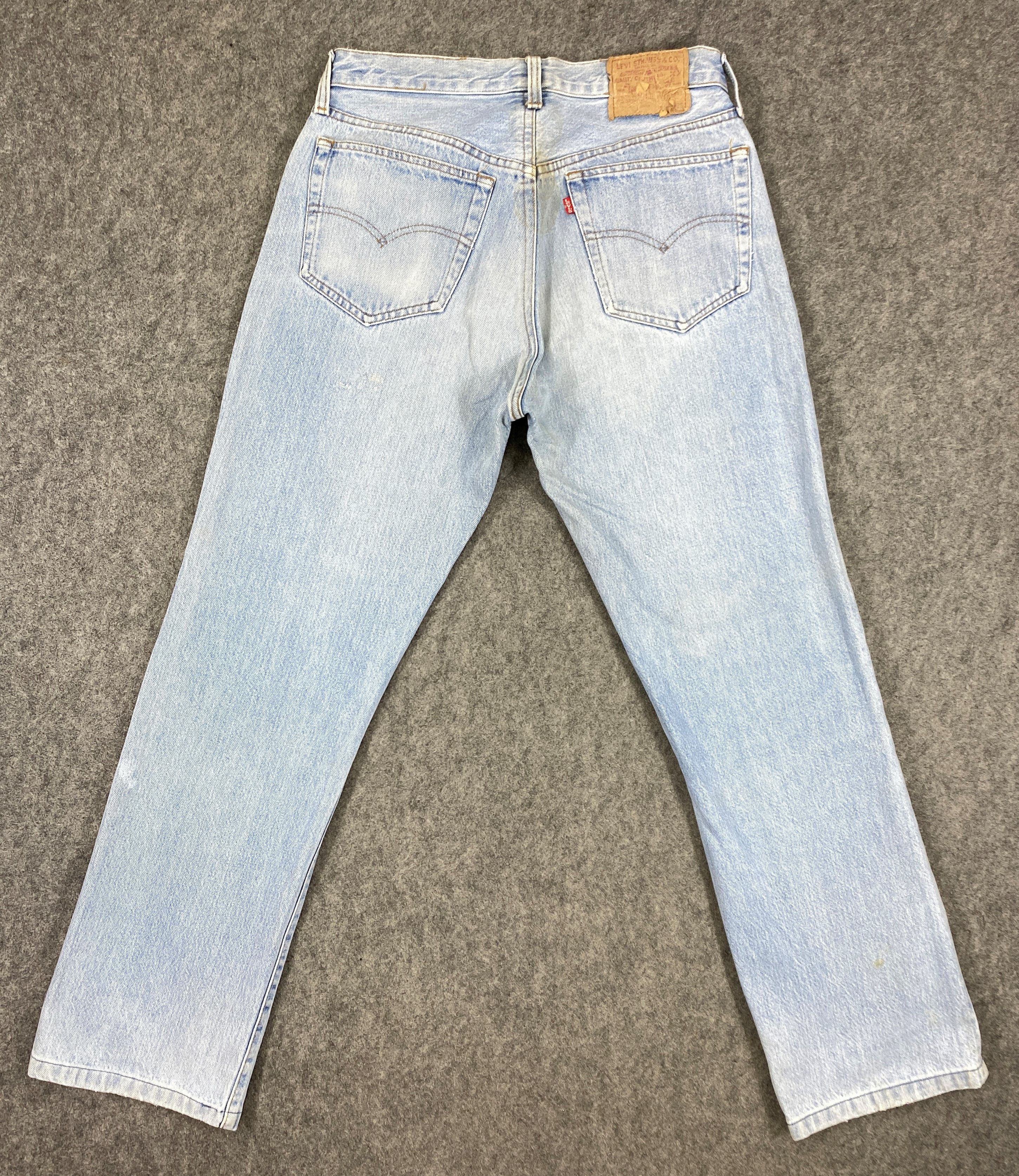 Levi's Light Blue Wash Vintage Levis 501 Jeans 30x29.5 - JN3146 Size US 30 / EU 46 - 2 Thumbnail