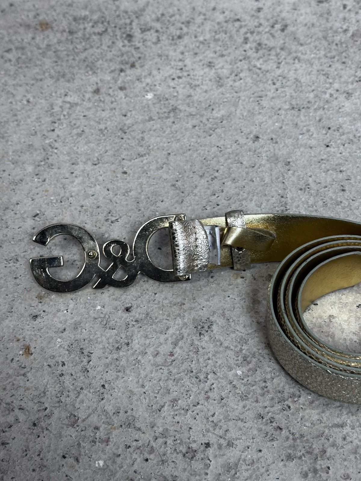 Dolce & Gabbana Dolce & Gabbana Belt Gold Rare Retro Size ONE SIZE - 5 Thumbnail