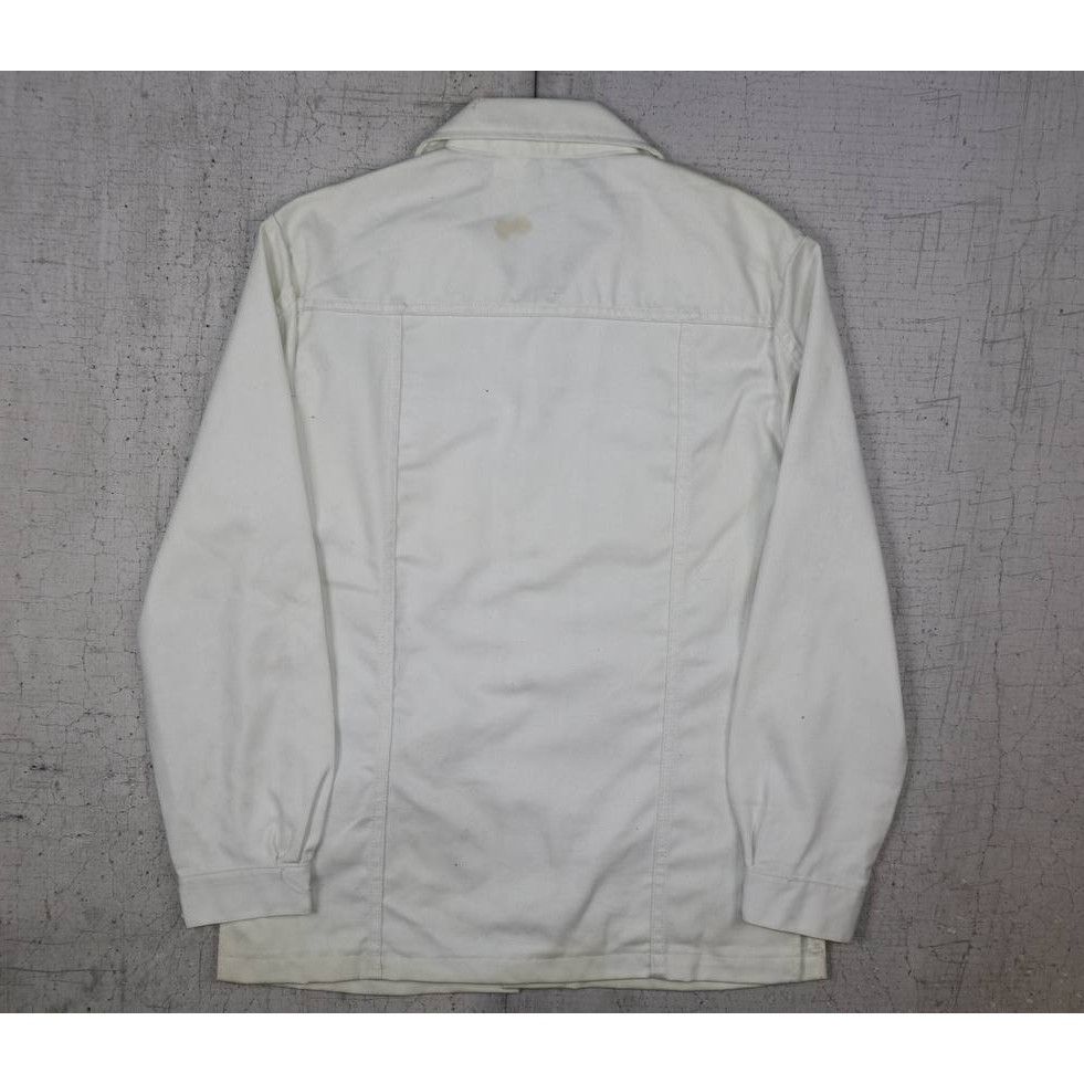 Wrangler Vintage Wrangler Brush Popper White Denim Jacket - Size M Size US M / EU 48-50 / 2 - 10 Thumbnail