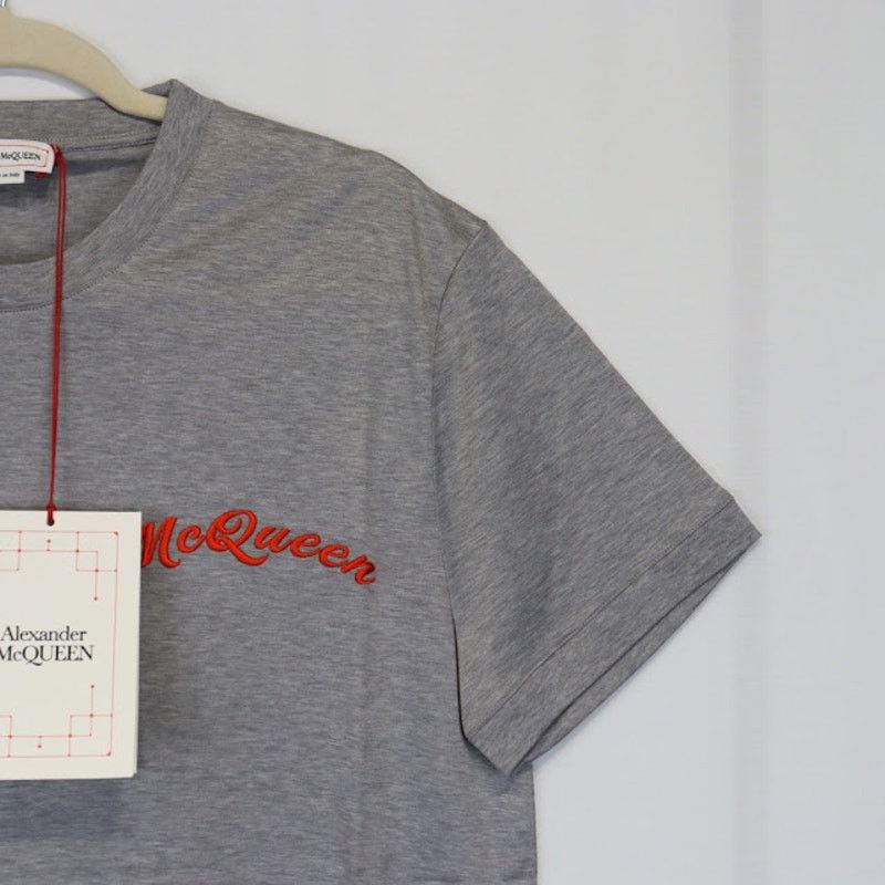 Alexander McQueen o1rshd1 T-shirt in Grey Size US L / EU 52-54 / 3 - 2 Thumbnail