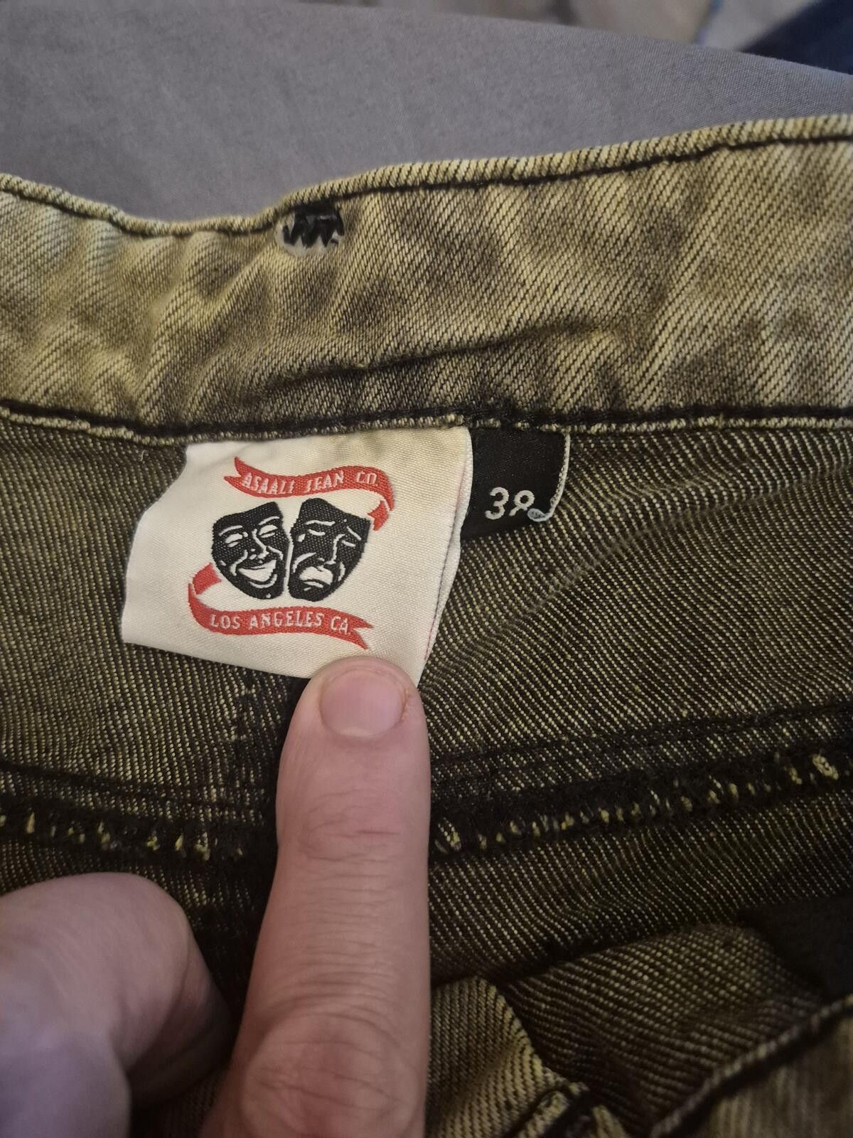 Asaali Asaali Yellow Cartel Denim Jeans Size 38 MSRP $350 Size US 38 / EU 54 - 7 Thumbnail