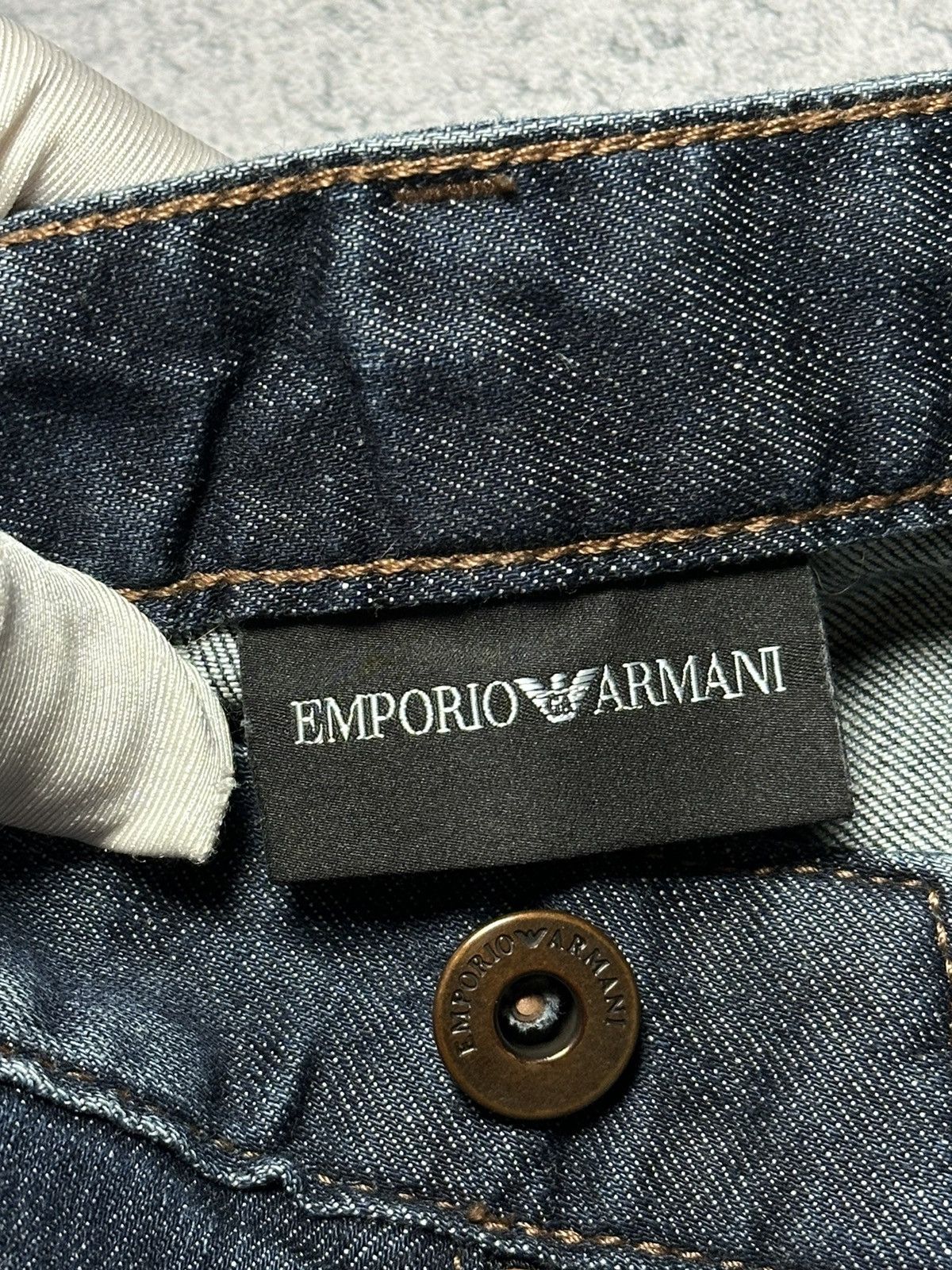 Emporio Armani Emporio Armani Jeans Metal Logo Pants 38 x 34 Size US 38 / EU 54 - 15 Thumbnail