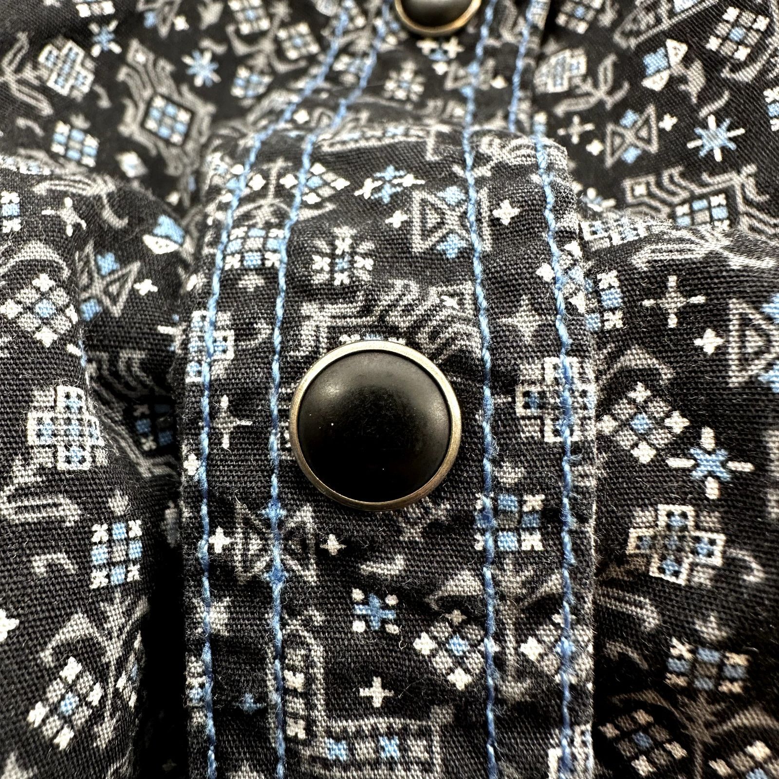 Panhandle Slim Panhandle Rough Stock Cape Coral Button Down Pearl Snap Blue Size S / US 4 / IT 40 - 3 Thumbnail
