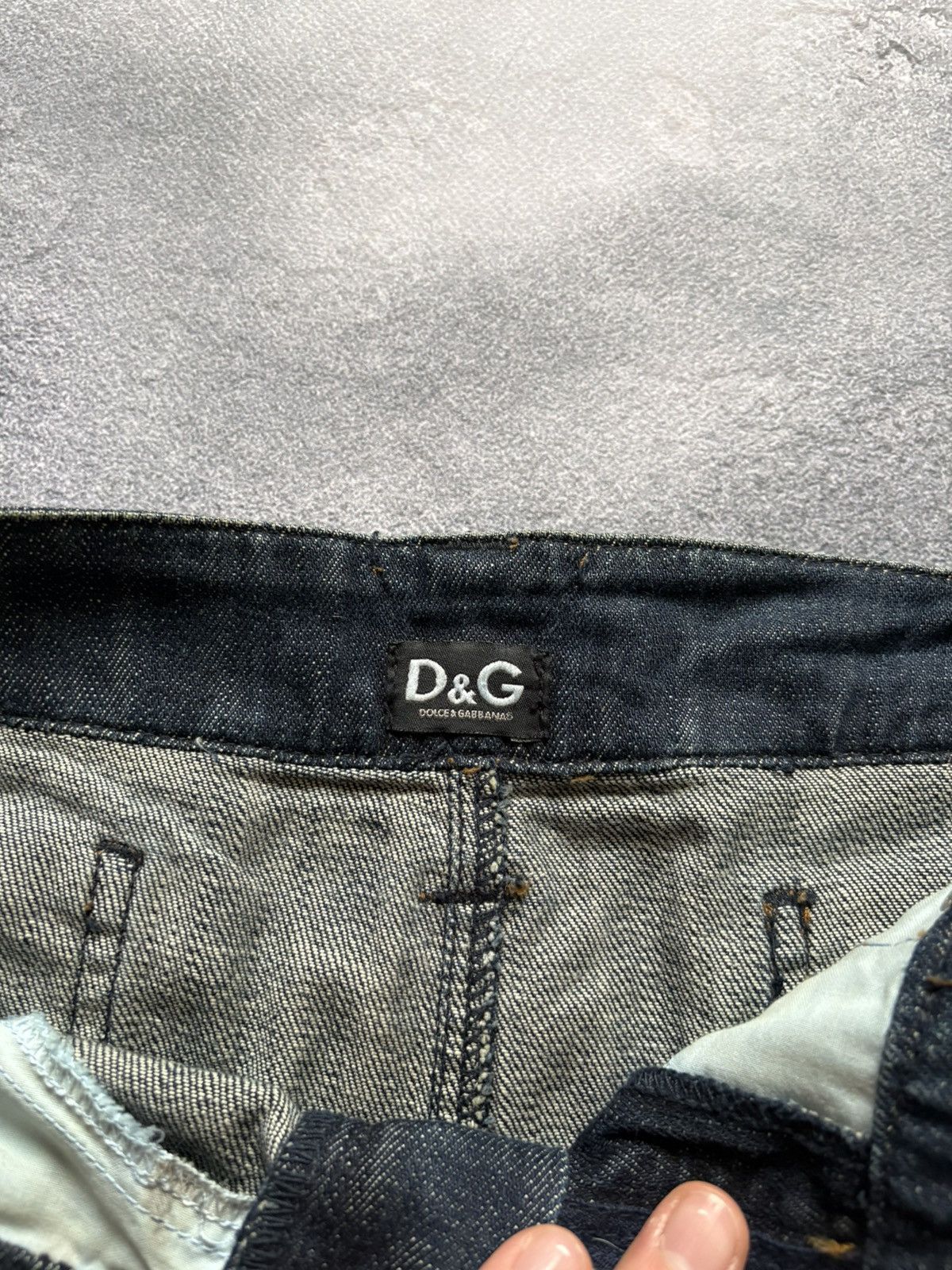 Dolce & Gabbana Vintage Dolce & Gabbana Y2K Denim Pleated Skirt Size 38 Size 26" / US 2 / IT 38 - 10 Thumbnail