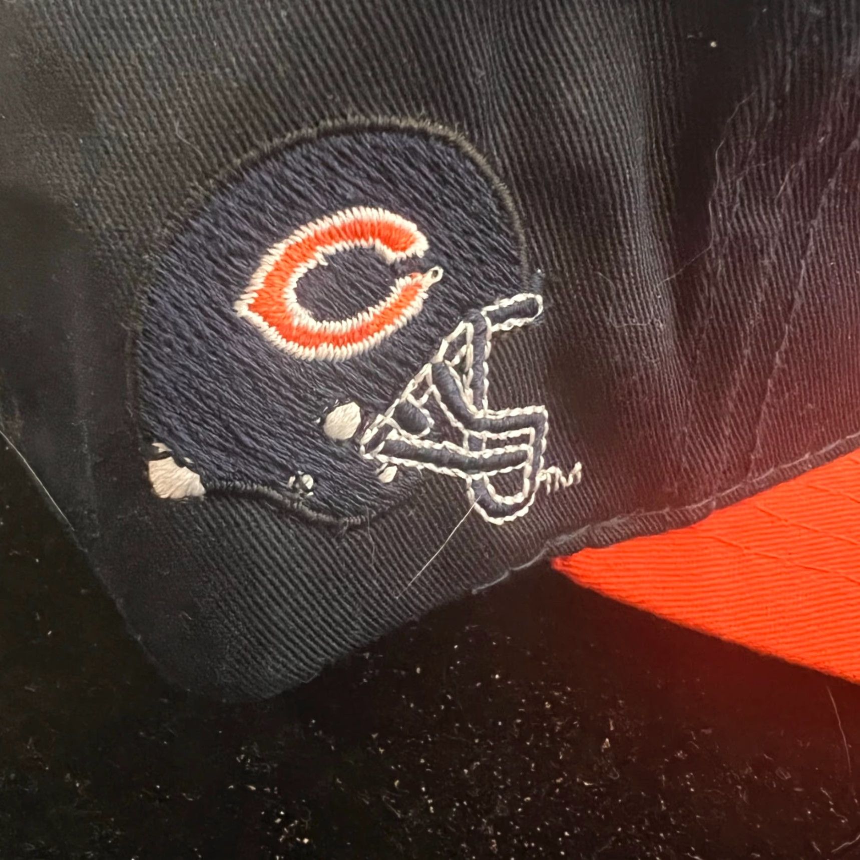 NFL VINTAGE Chicago Bears Hat Mens Snap Back Trucker Cap NFL Team Size ONE SIZE - 4 Thumbnail