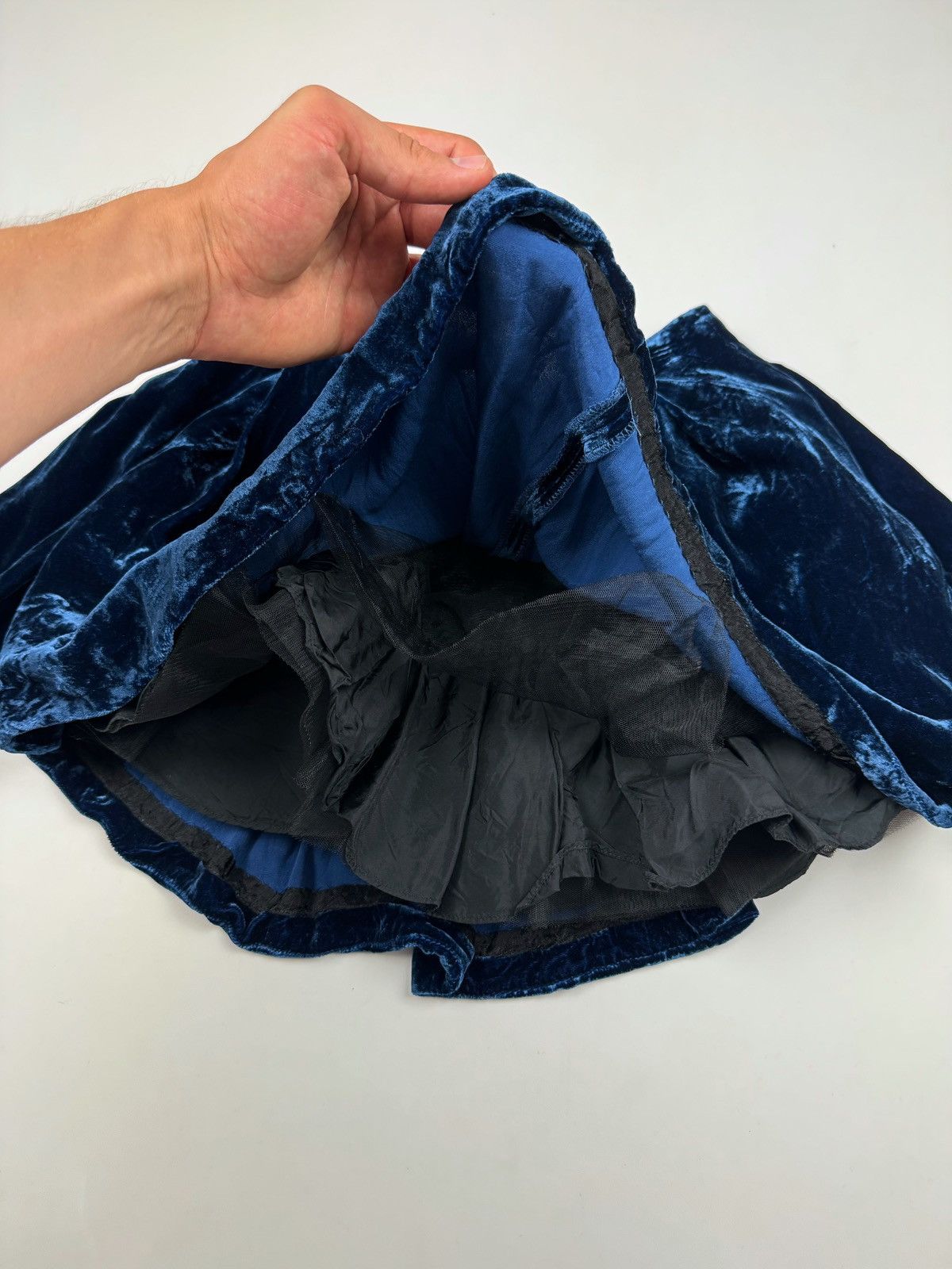 Polo Ralph Lauren Polo Ralph Lauren Velour Mini Skirt Size 30" / US 8 / IT 44 - 8 Thumbnail