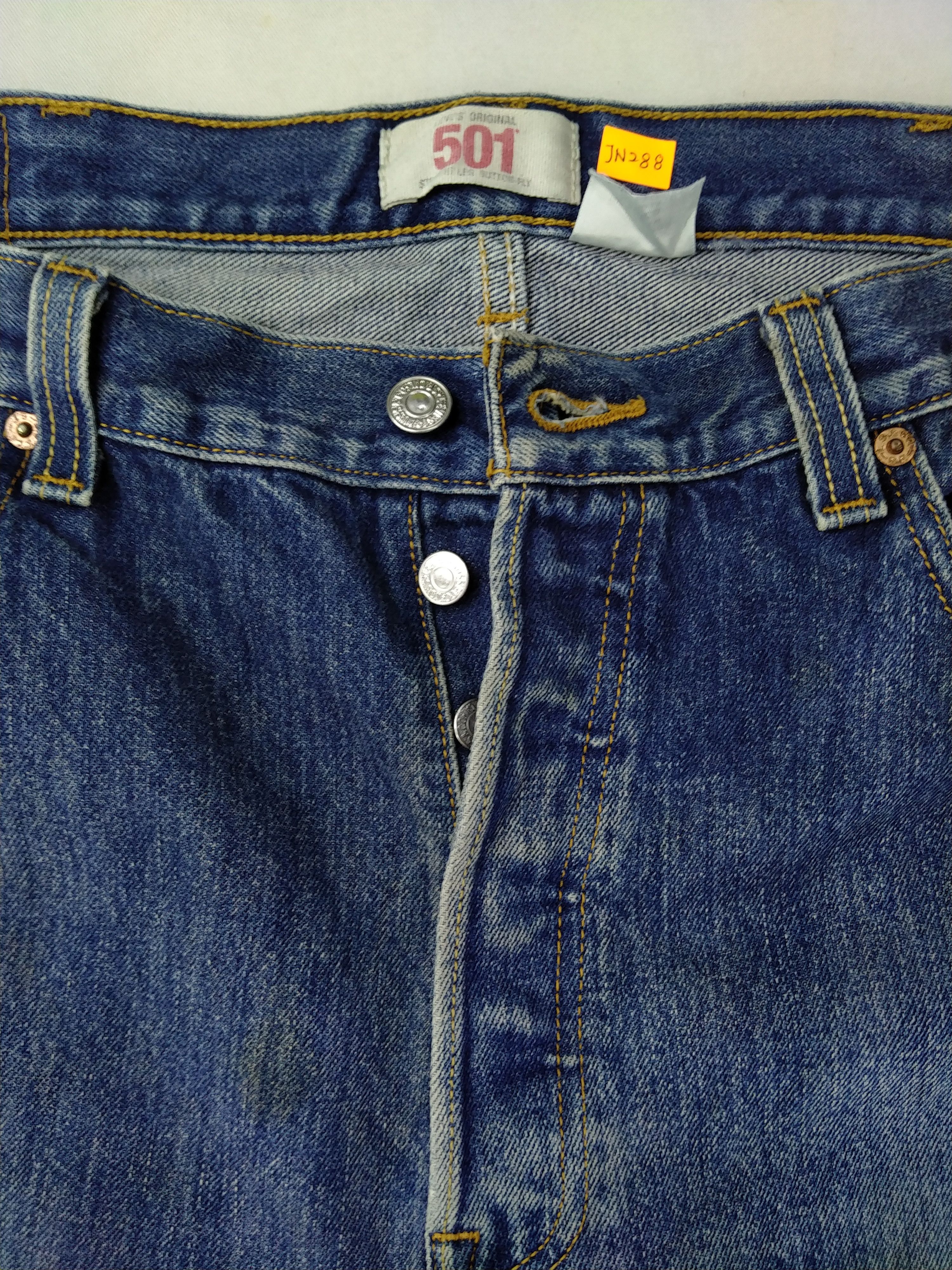 Japanese Brand Dirty Blue Vintage Levi's 501 Denim 38x31.5-JN288 Size US 38 / EU 54 - 9 Thumbnail