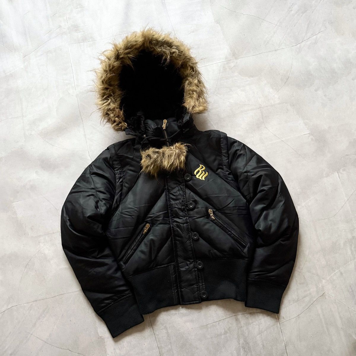 Hysteric Glamour × Undercover Rocawear Bomber Jacket Vest Fur LGB If Six Was Nine Vibe Size S / US 4 / IT 40 - 1 Thumbnail