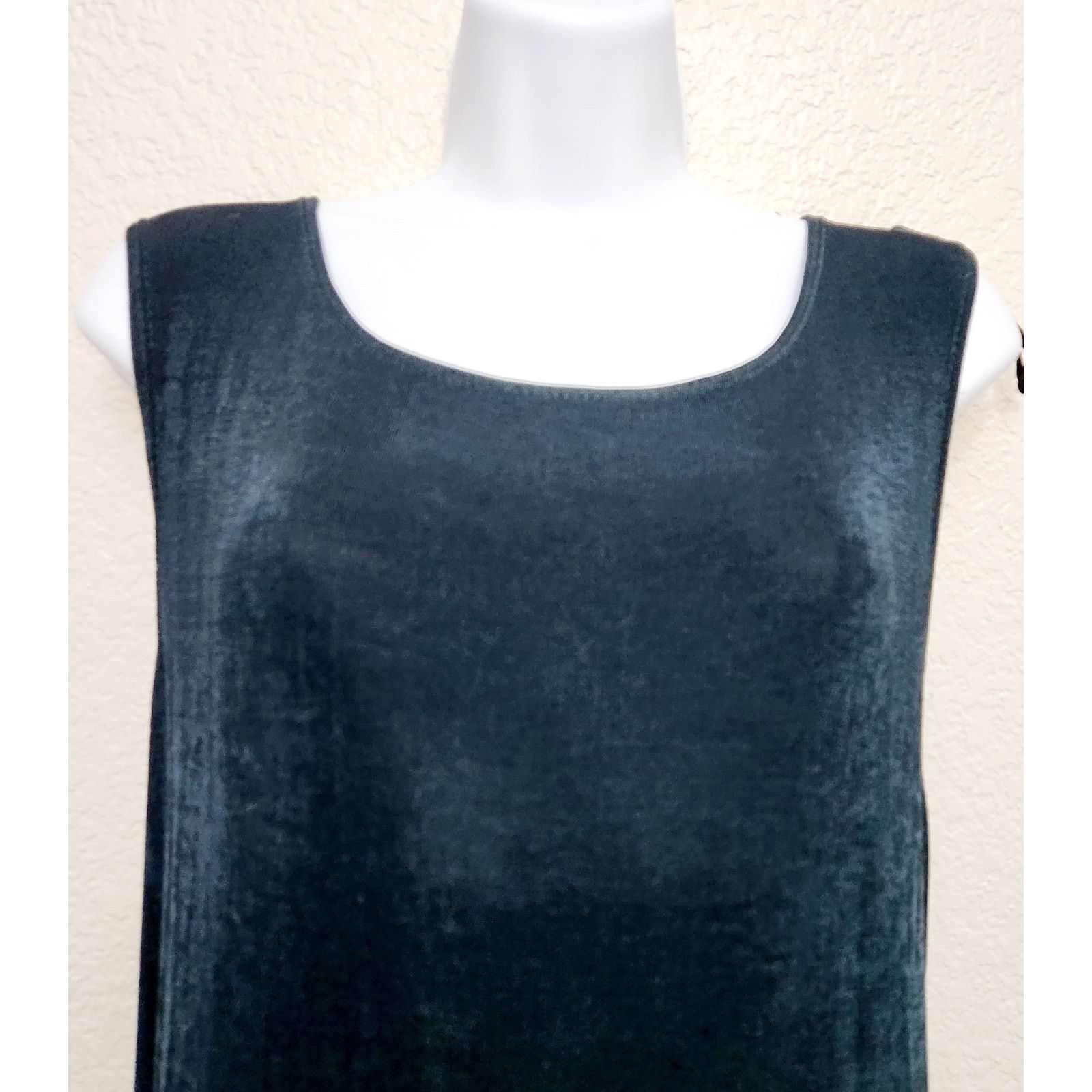 Other Avenue Forest Green Sleeveless Liquid Knit Maxi Dress 18W Size XXL / US 16-18 / IT 52-54 - 2 Thumbnail