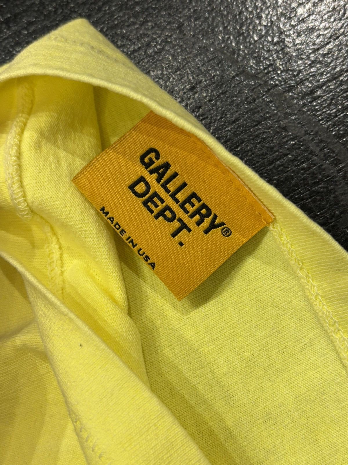 Gallery Dept. Gallery Dept. X Asics Tee - Yellow Size US S / EU 44-46 / 1 - 5 Thumbnail