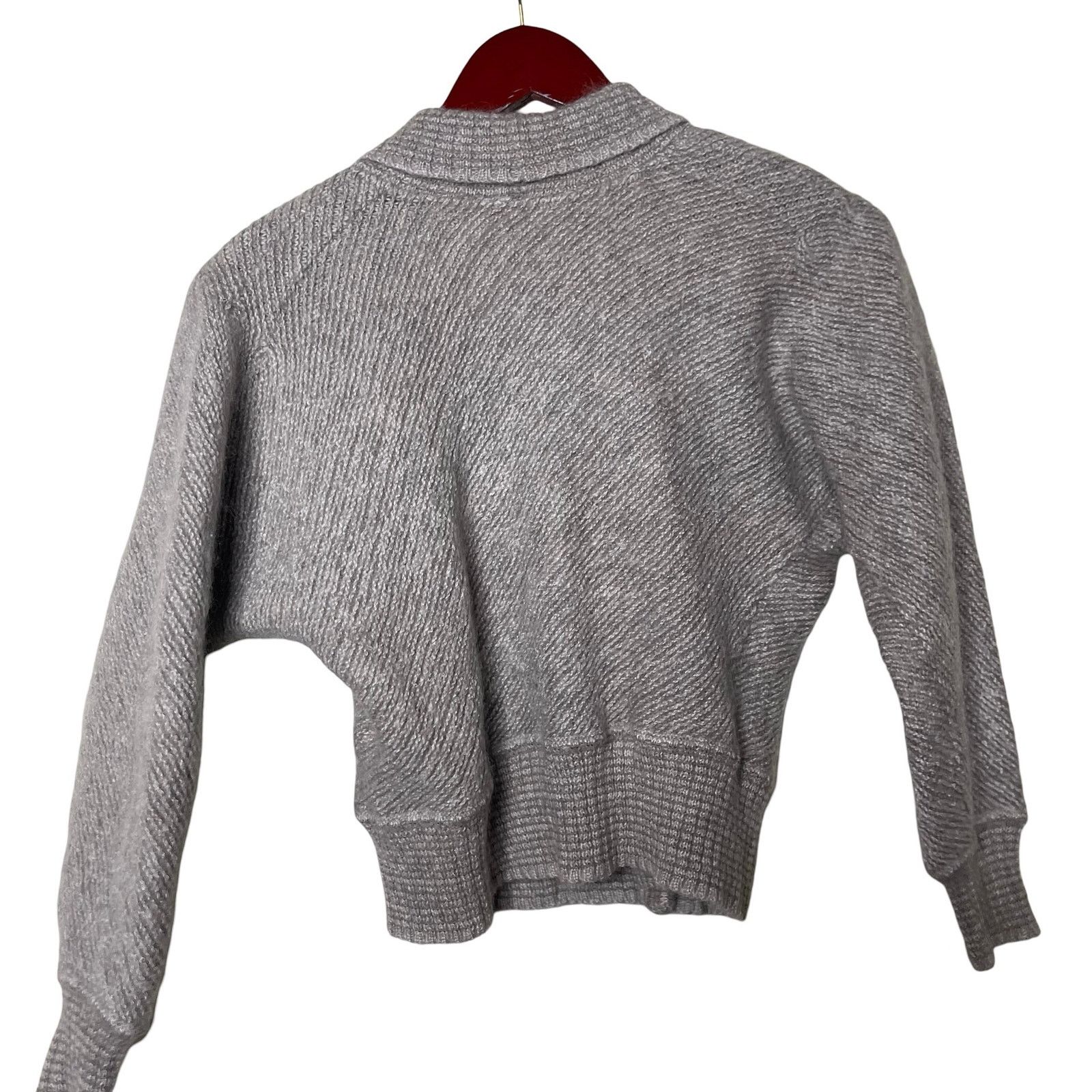 Bogner Bogner mohair wool blend crop cardigan puff sleeve 38 US 6 Size M / US 6-8 / IT 42-44 - 3 Thumbnail
