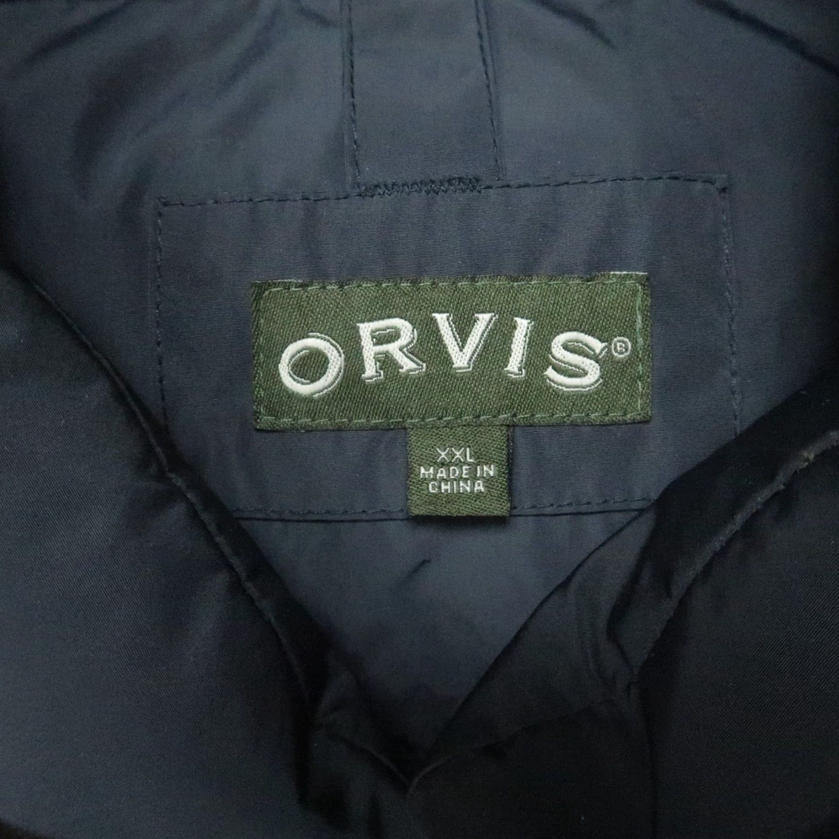 Orvis Orvis Vest Men 2XL Full Zip Down Leather Trim Puffer Jacket Lined Insulated Size US XXL / EU 58 / 5 - 3 Thumbnail