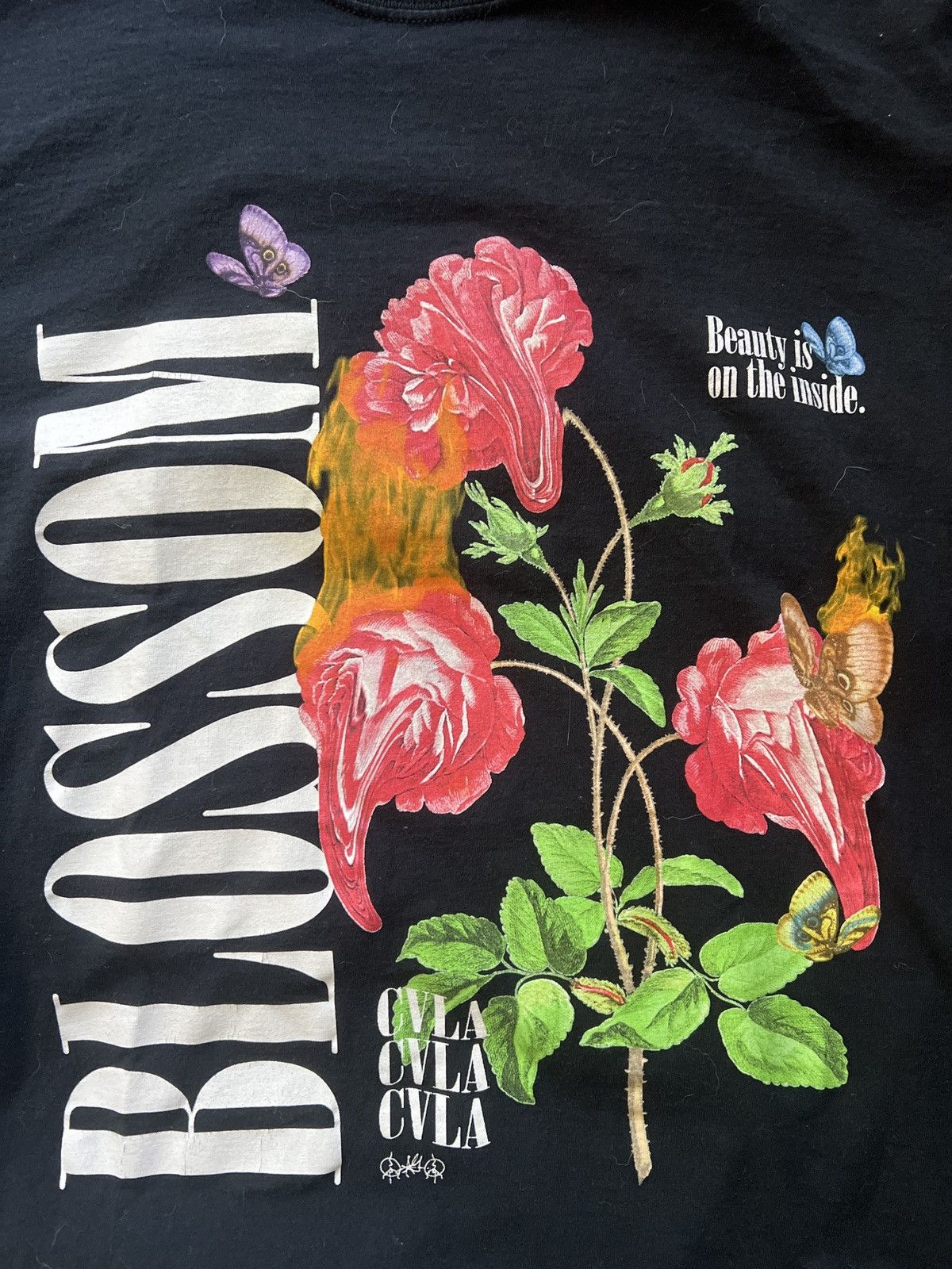 Other Blossom Black Short Sleeve T-Shirt (L) Size US L / EU 52-54 / 3 - 2 Thumbnail