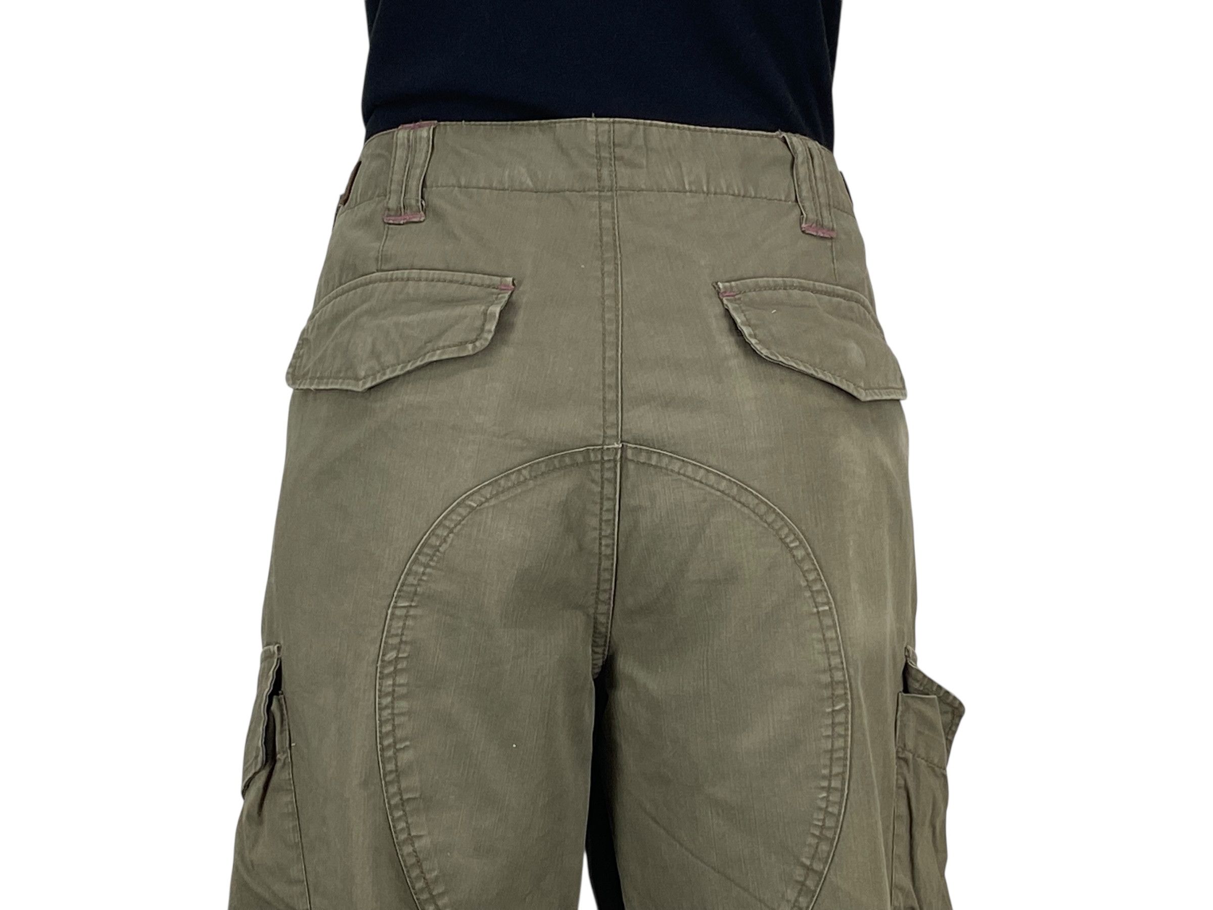 Japanese Brand Hickory Skateboard Pants Stripes Cargo Pants Size US 30 / EU 46 - 4 Thumbnail