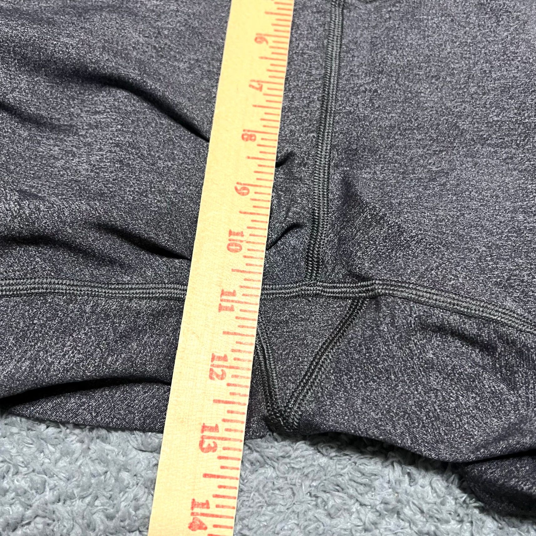 Lululemon Lululemon Leggings Cropped Wunder Under Womens 12 Gray Pants Size 34" / US 12 / IT 48 - 6 Thumbnail
